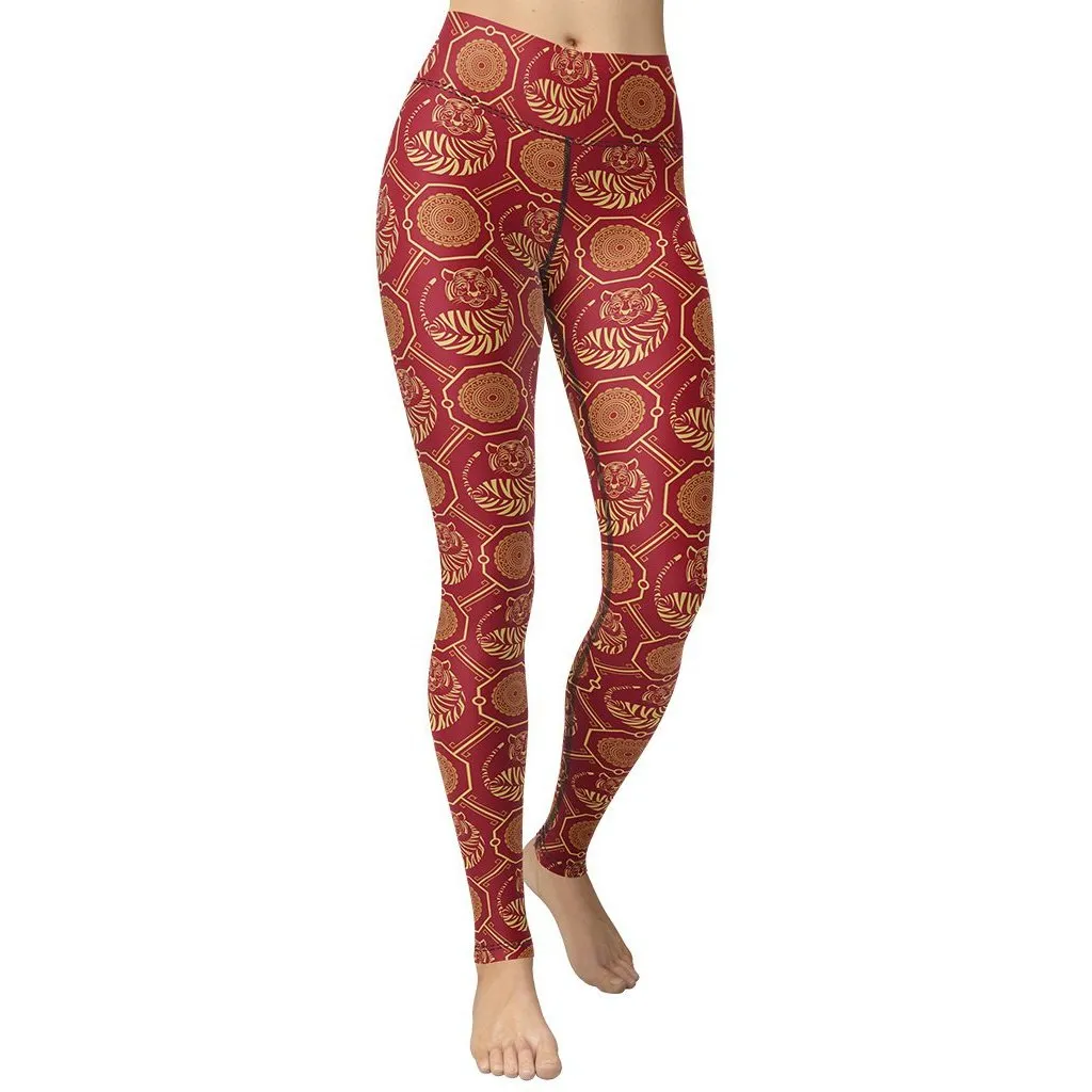 Chinese New Year Yoga Leggings