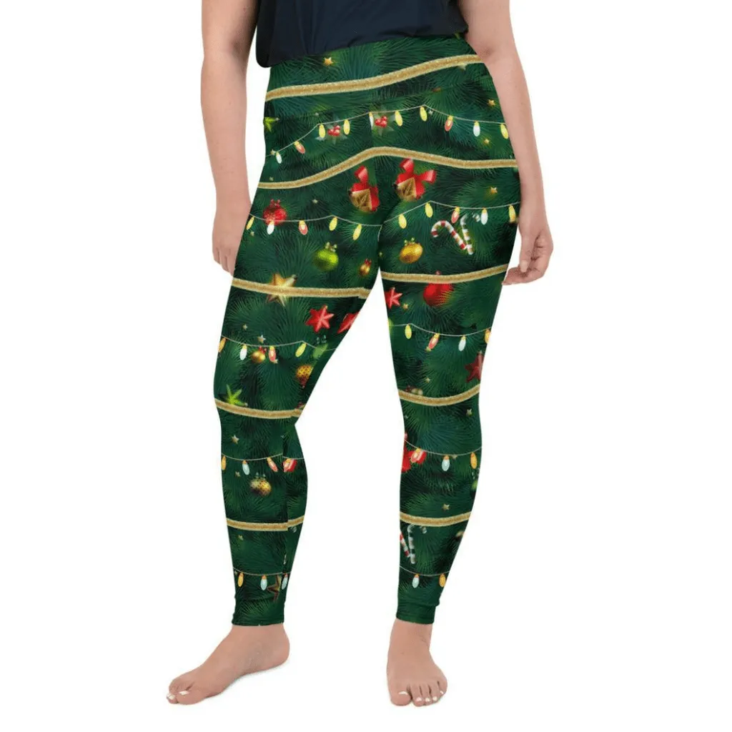 Christmas Tree Plus Size Leggings