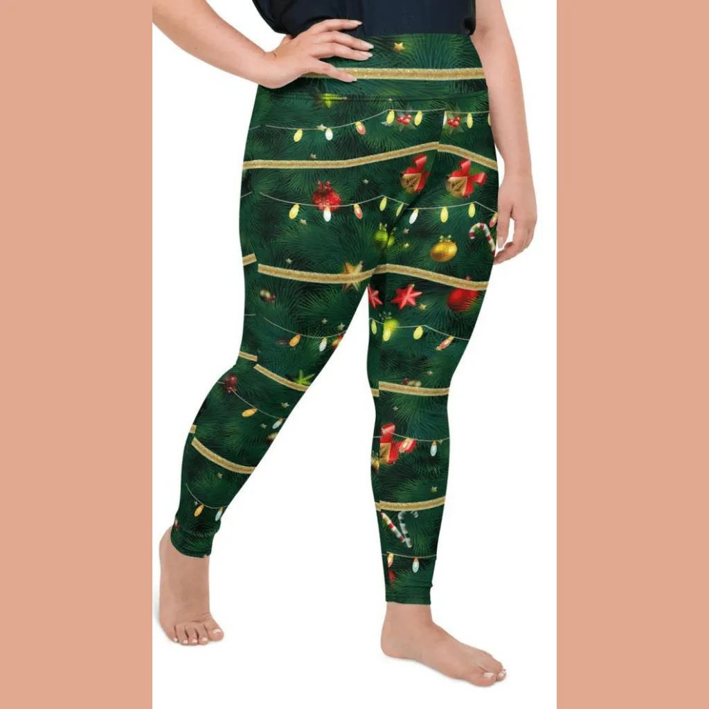 Christmas Tree Plus Size Leggings