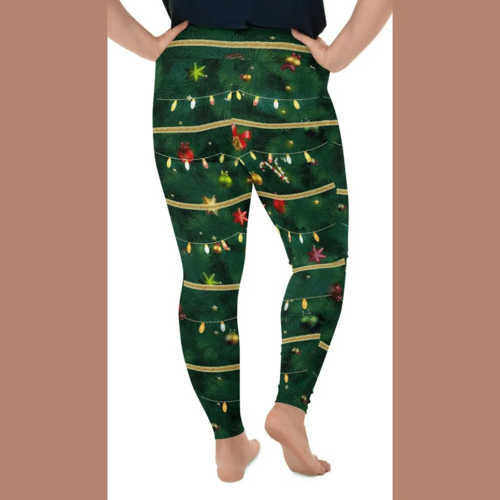 Christmas Tree Plus Size Leggings