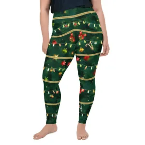 Christmas Tree Plus Size Leggings