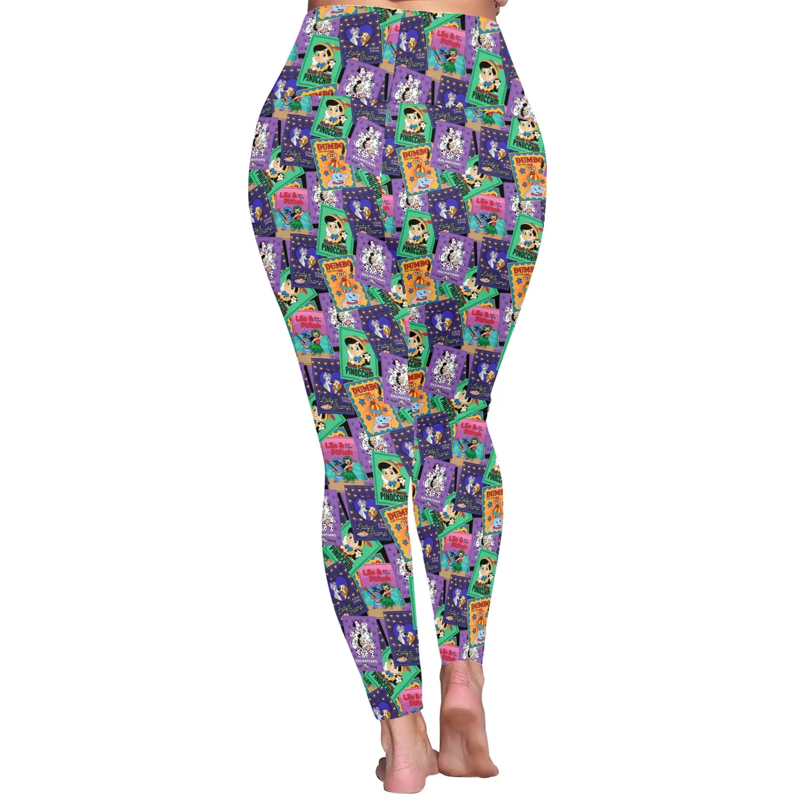 Classic Posters Women's Plus Size Athletic Leggings