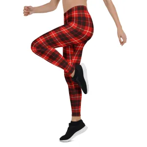 Classic Red Tartan Leggings