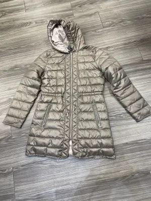 Coat Puffer & Quilted By Kenneth Cole In Tan, Size: S