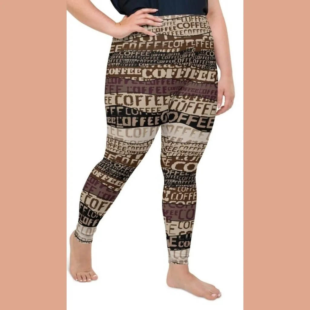 Coffee Plus Size Leggings