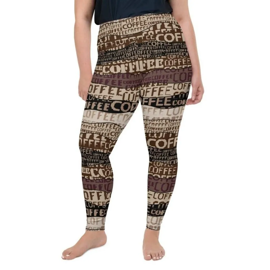 Coffee Plus Size Leggings