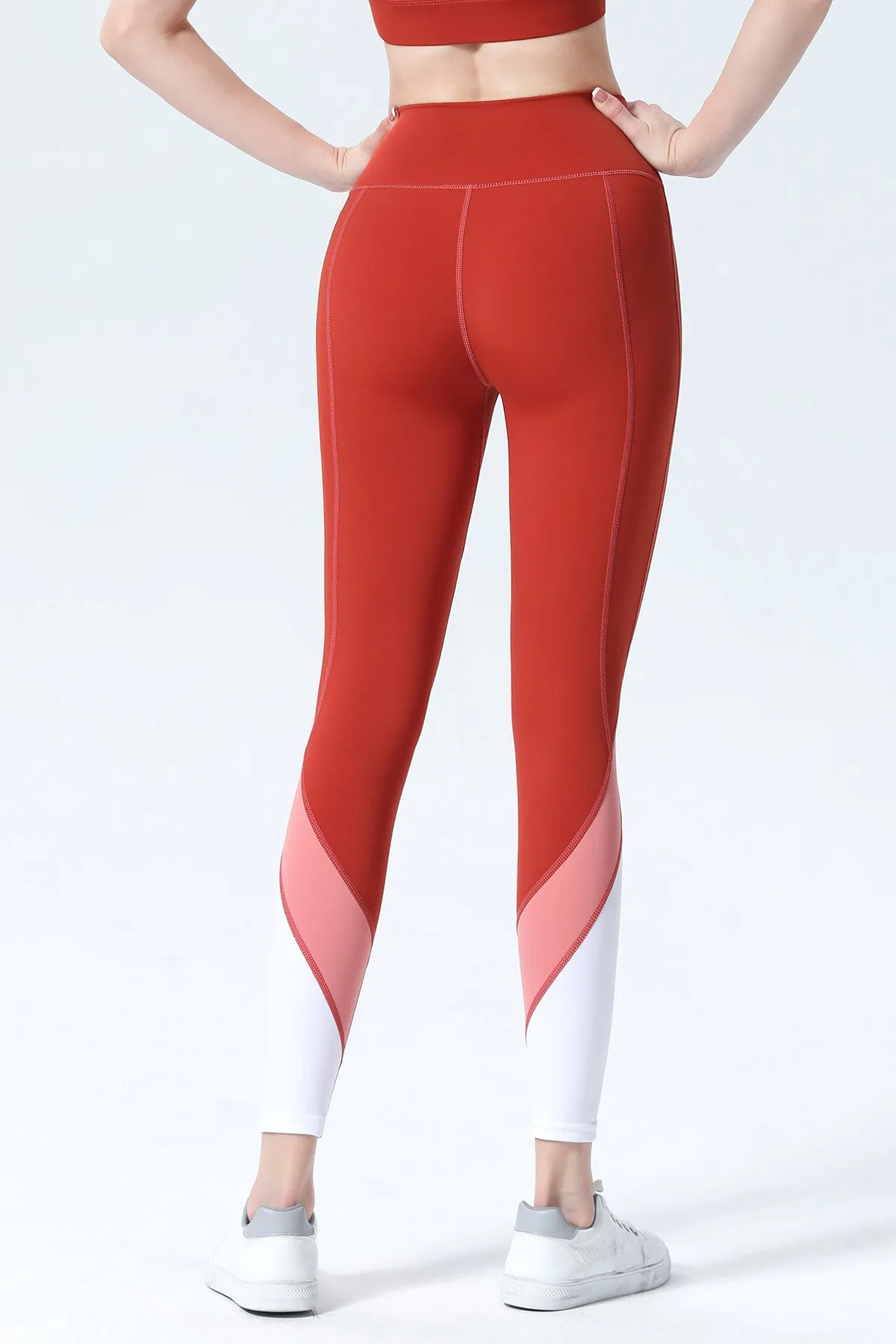 Colorblock High Waist Gym Leggings