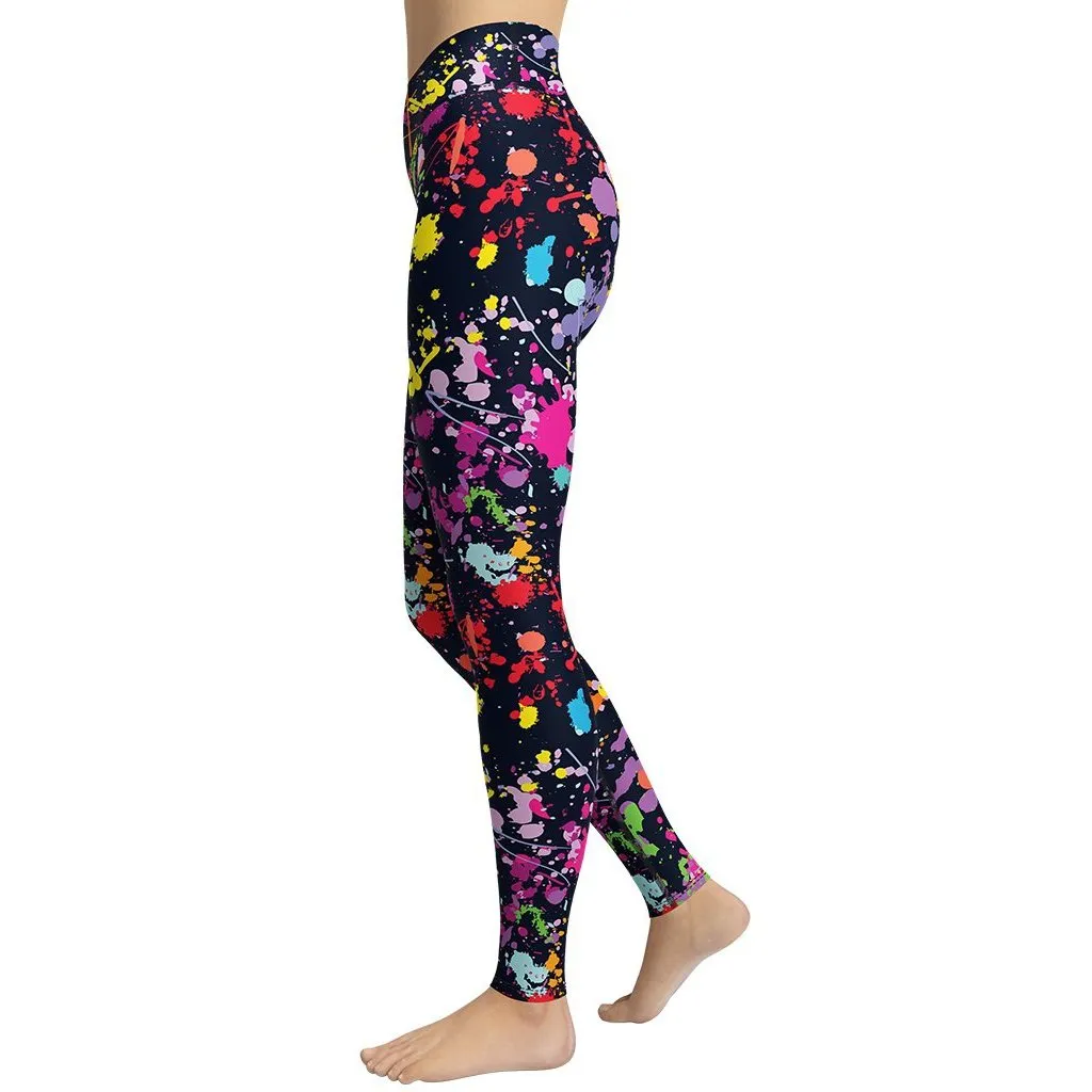 Colorful Abstract Yoga Leggings