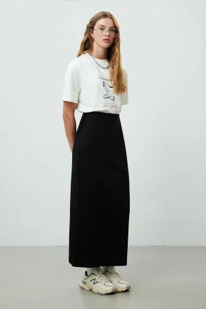 Cotton Pencil Skirt