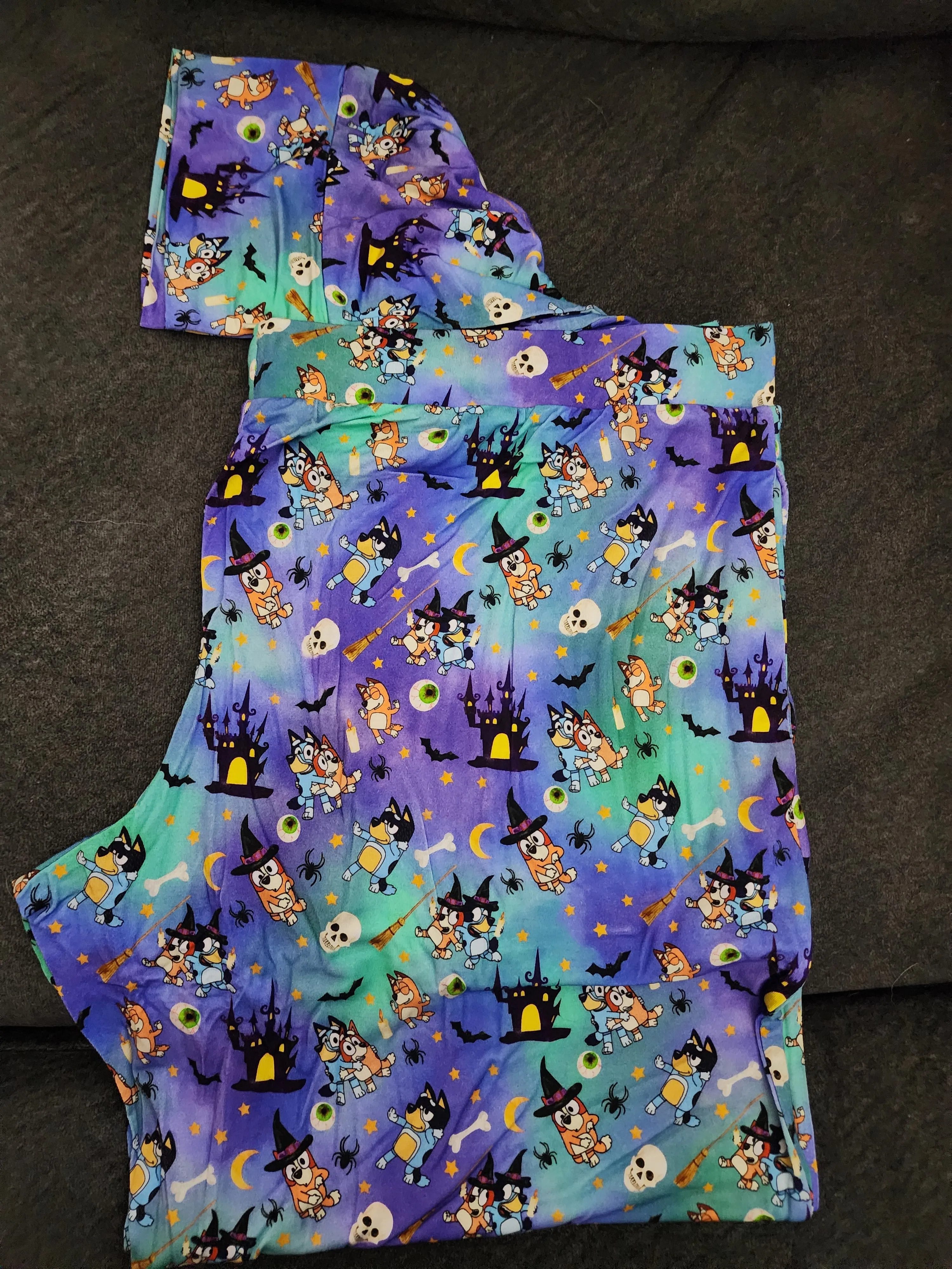 *CP Bluey, Bingo, Mum and Dad Halloween Jogger Leggings