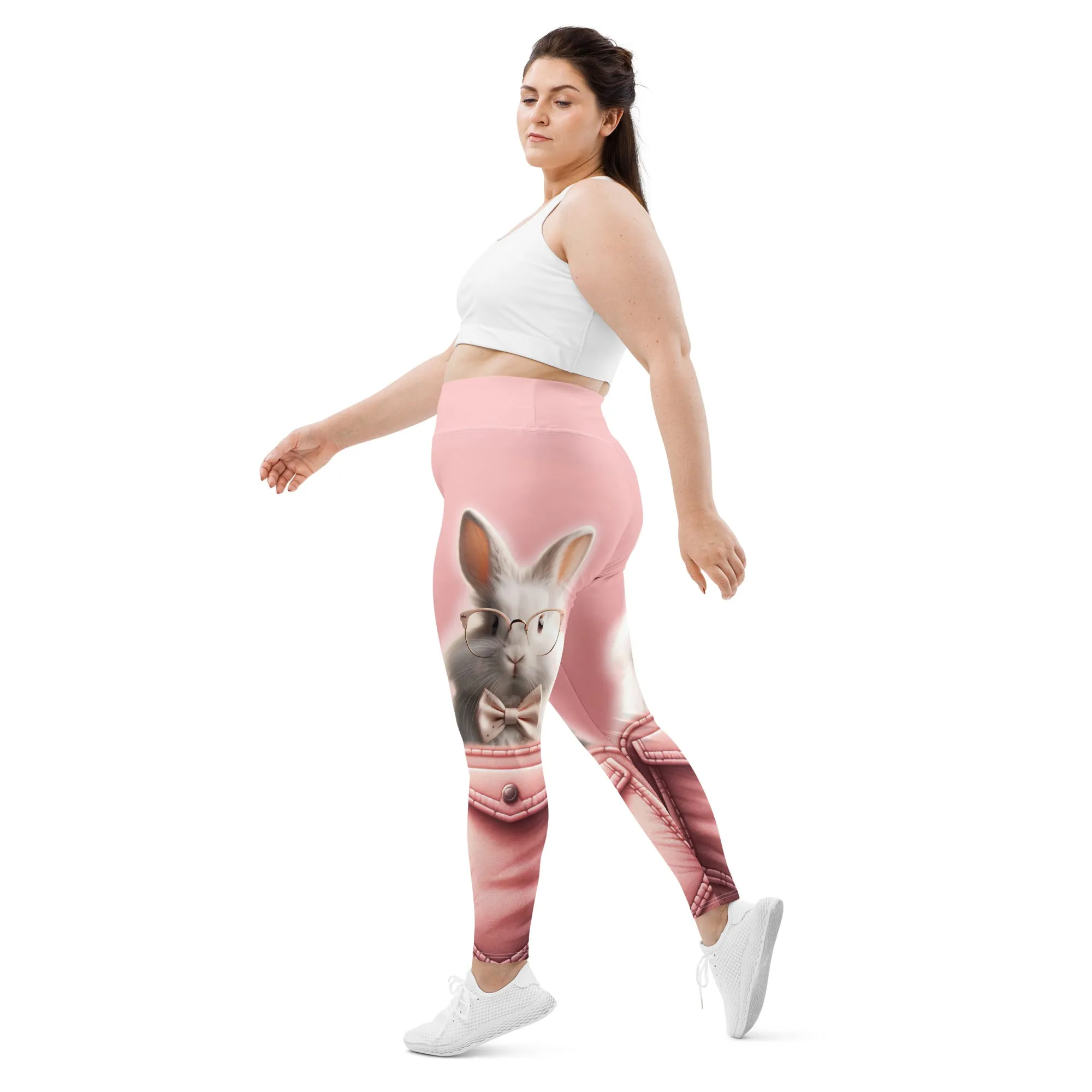 Cute Bunny Plus Size Leggings