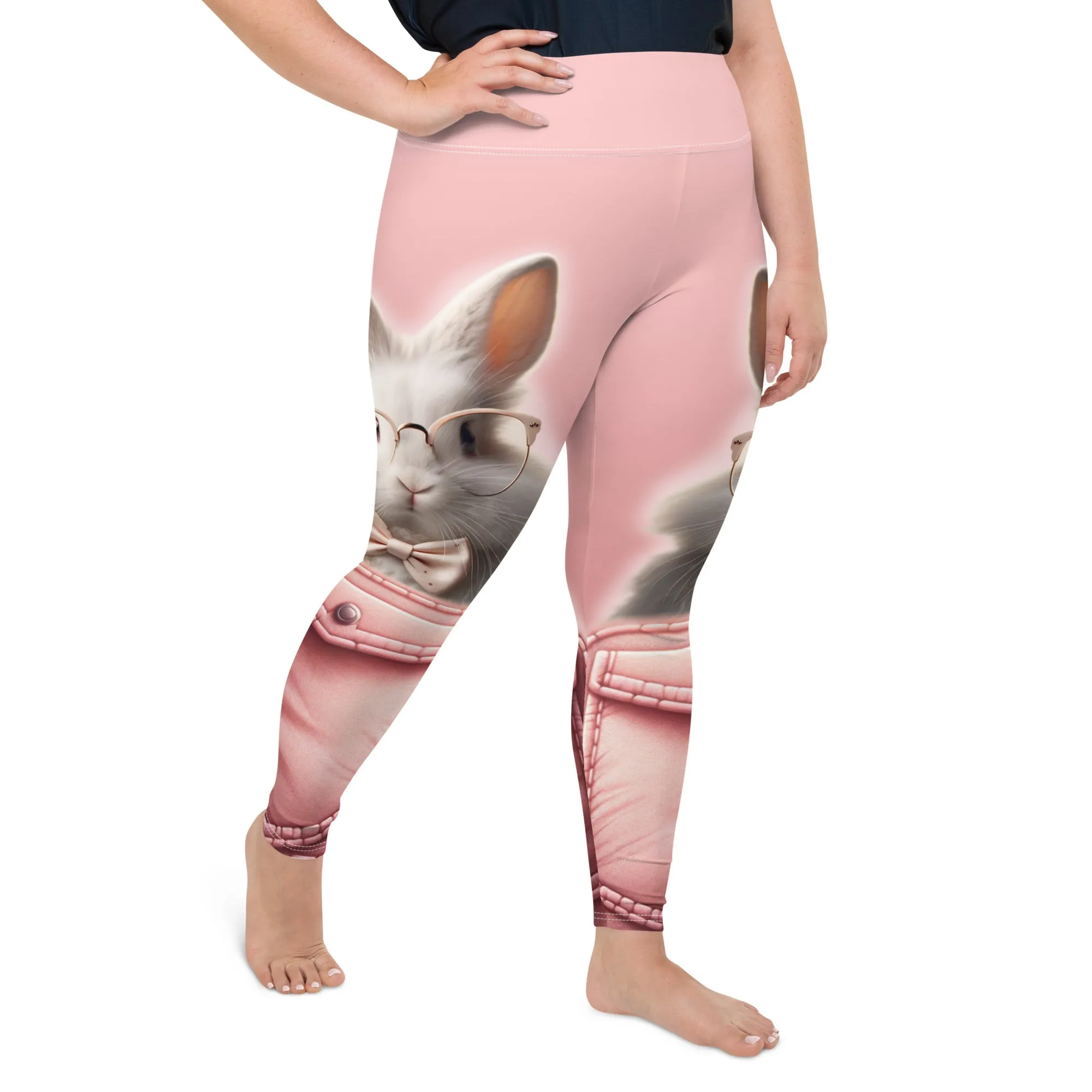 Cute Bunny Plus Size Leggings