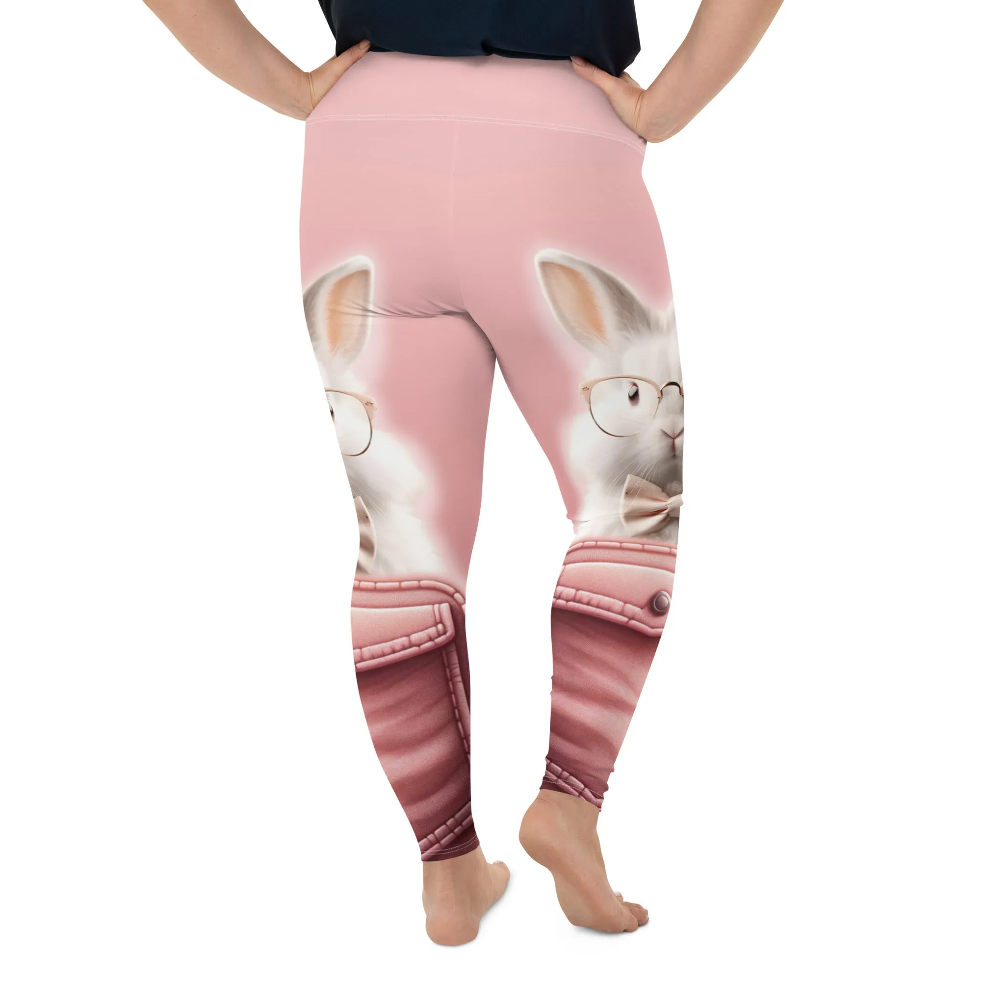 Cute Bunny Plus Size Leggings