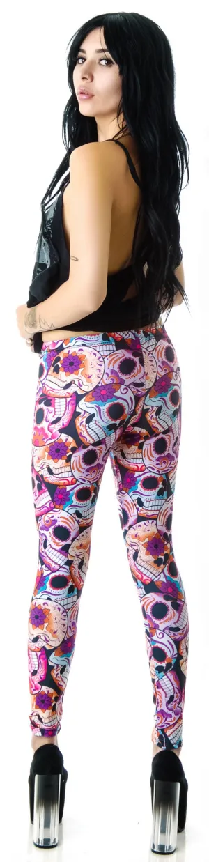 Day of the Dead Leggings