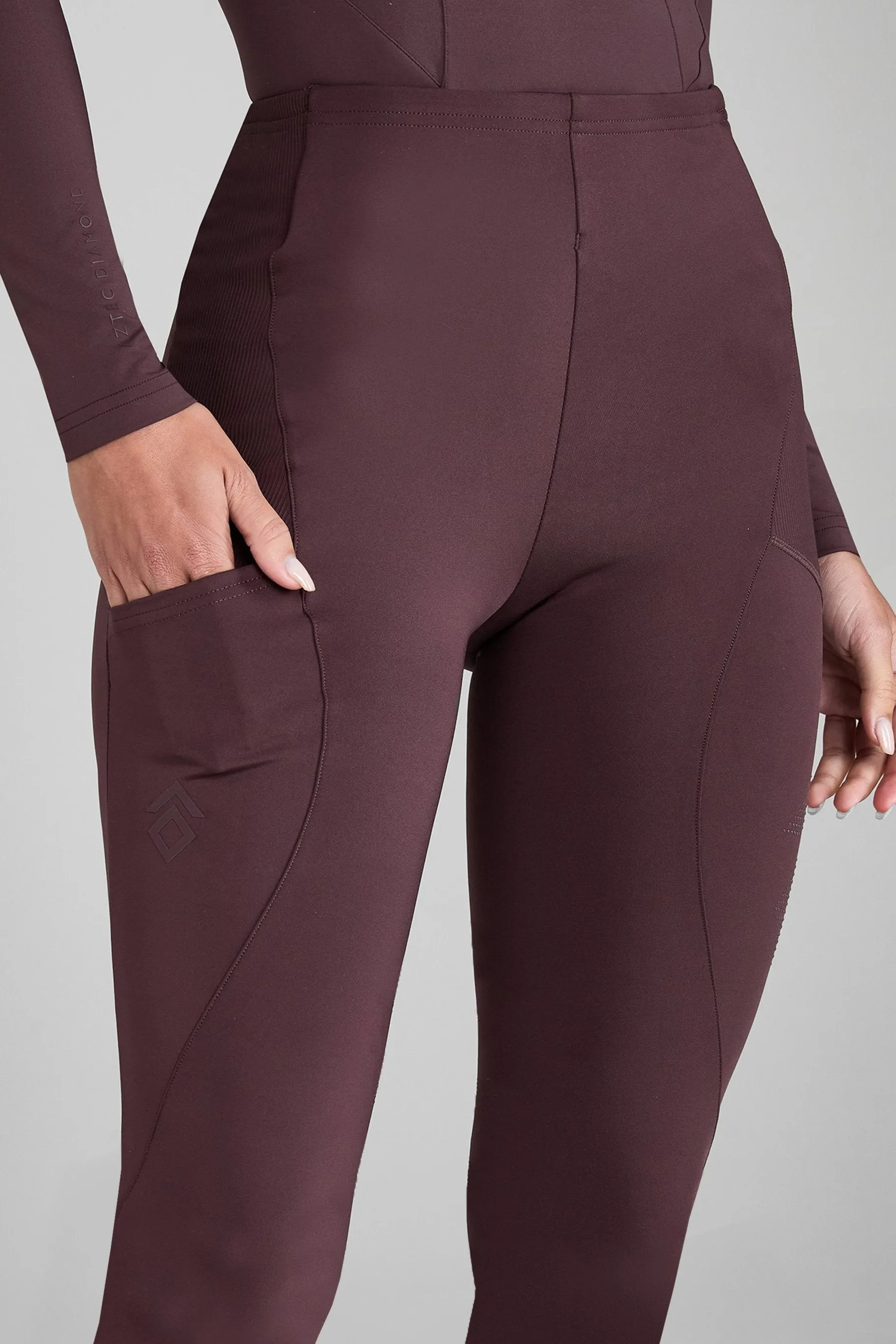 Deep Mauve Core Leggings