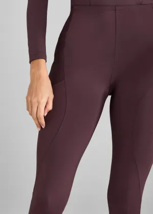 Deep Mauve Core Leggings