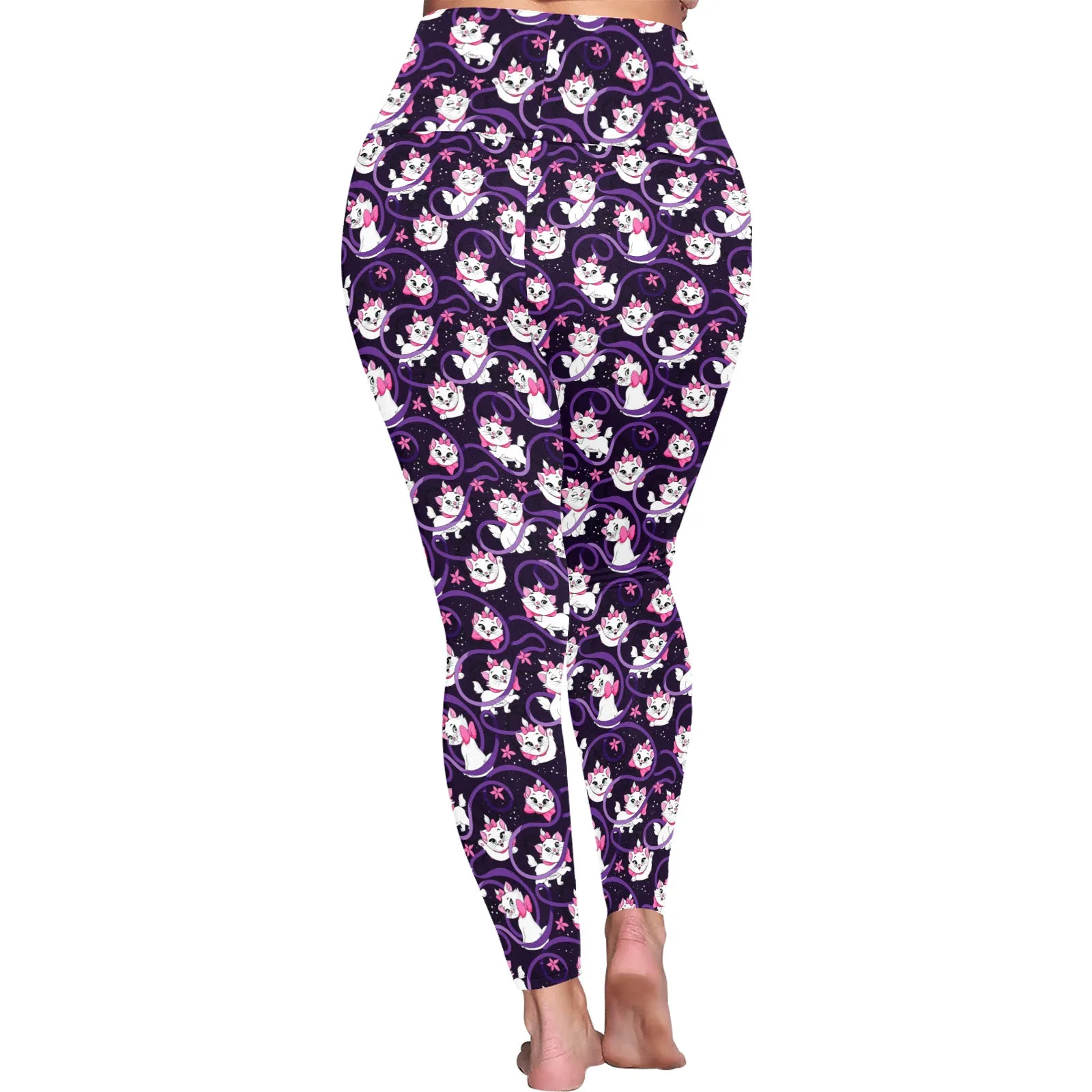 Disney Aristocats Marie Because I'm A Lady Women's Plus Size Athletic Leggings