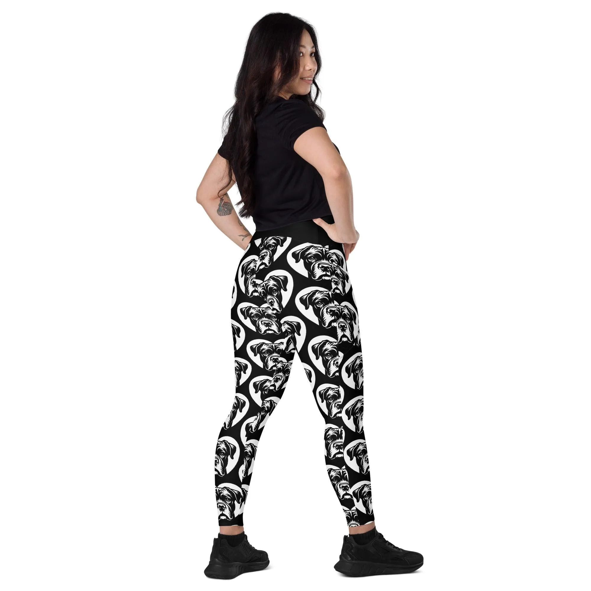 DOG BREED LEGGINGS with pockets - CANE CORSO - HERTTAHOUND