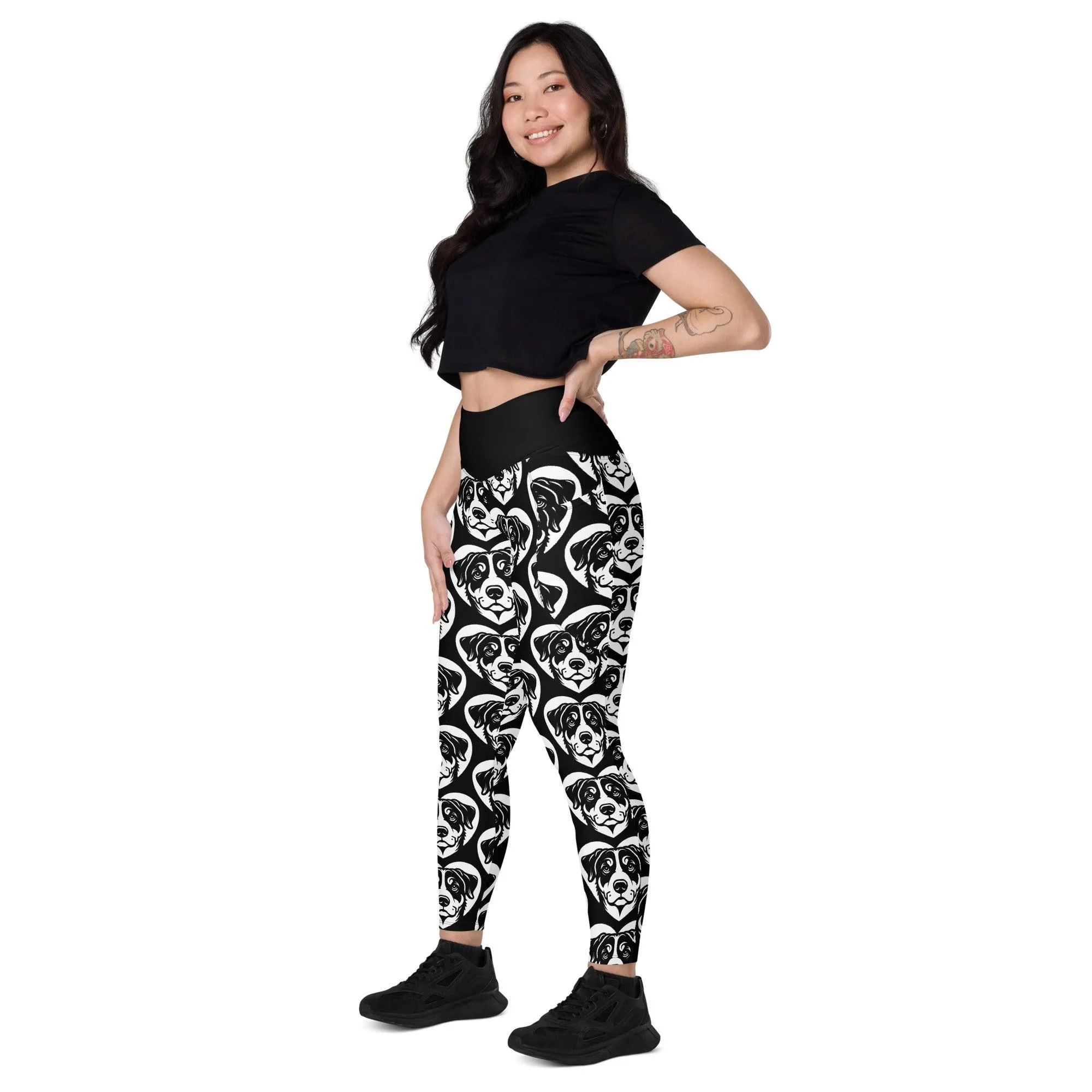 DOG BREED LEGGINGS with pockets - ENTLEBUCHER MOUNTAIN DOG - HERTTAHOUND