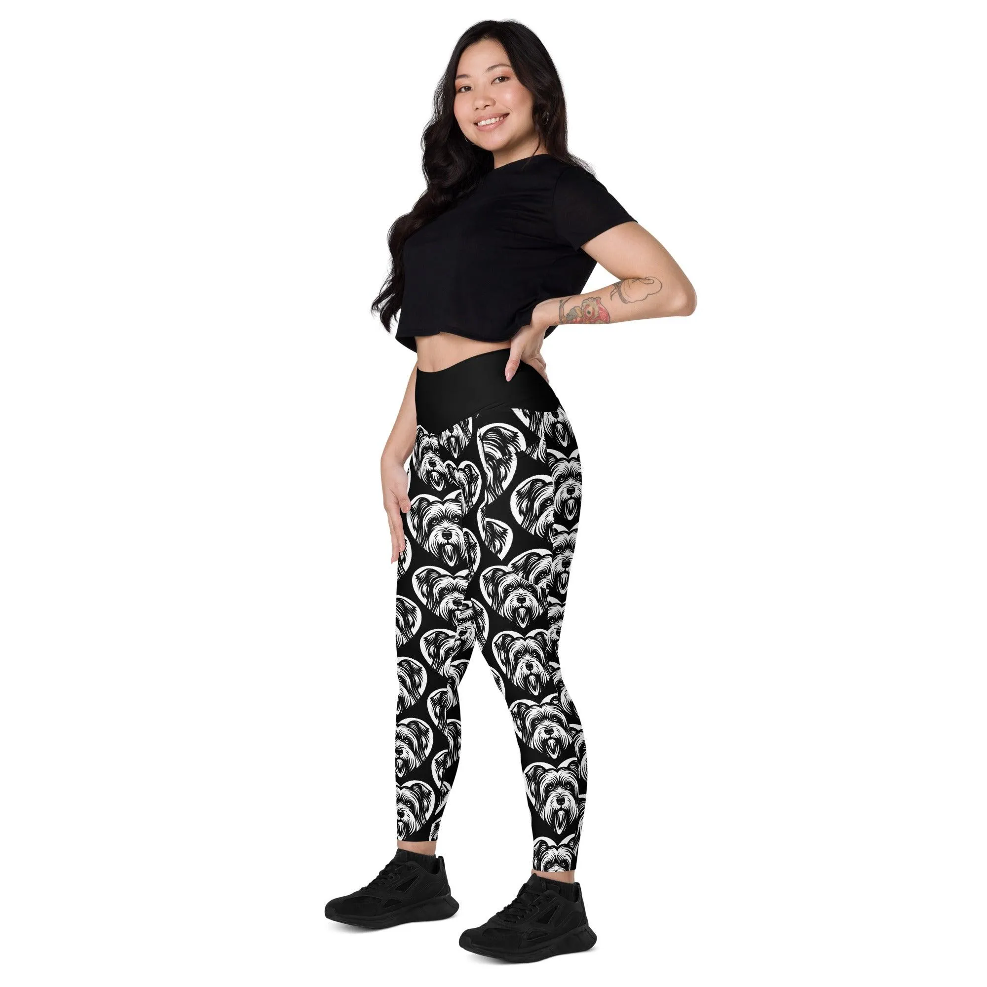 DOG BREED LEGGINGS with pockets - SKYE TERRIER - HERTTAHOUND