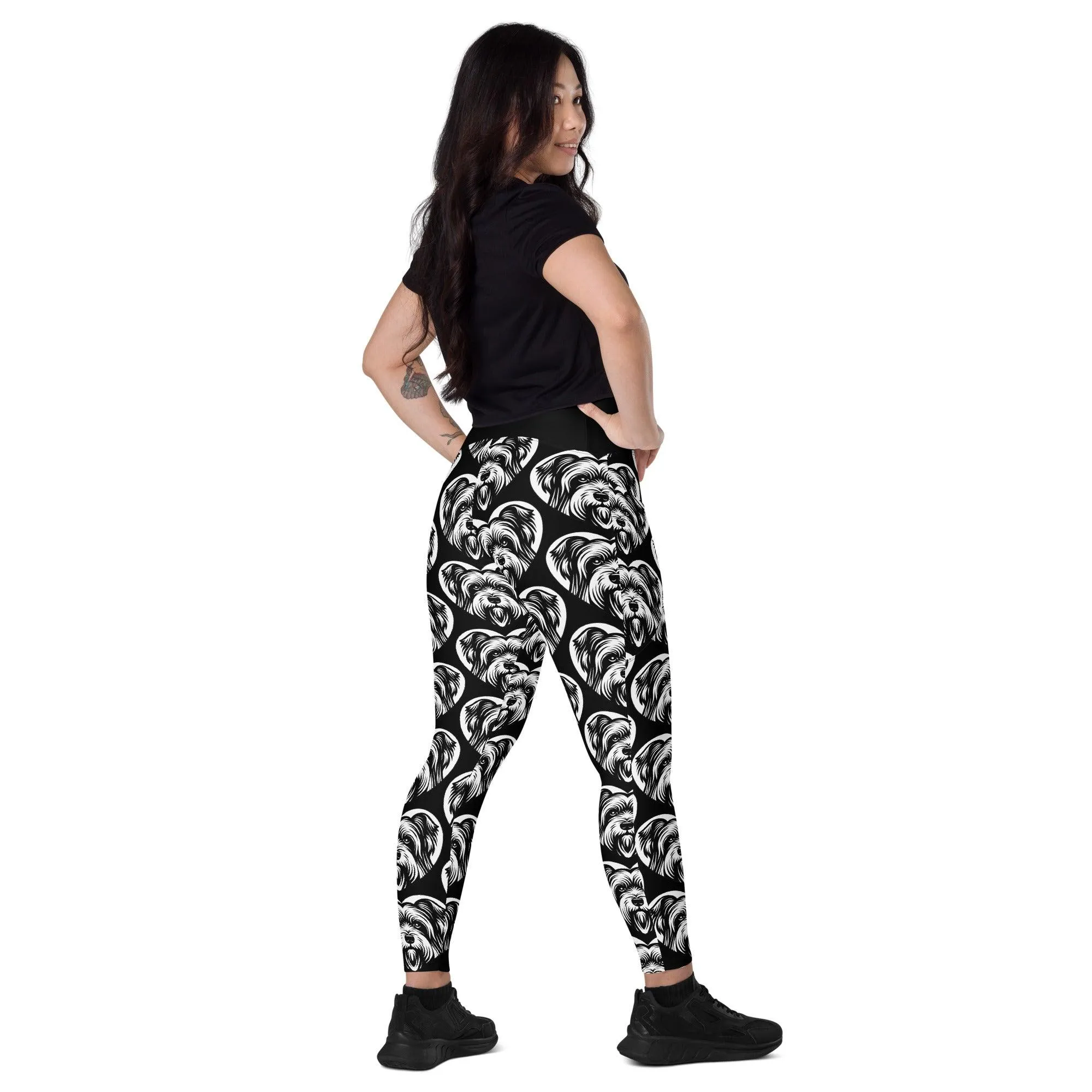 DOG BREED LEGGINGS with pockets - SKYE TERRIER - HERTTAHOUND