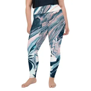 Dreamy Marble Plus Size Leggings