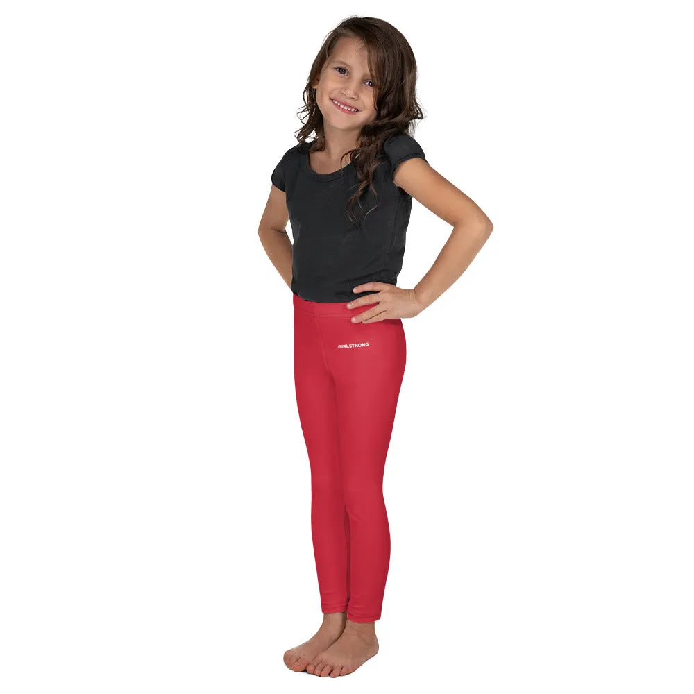 ELEVATED ESSENTIALS, THE PERFECT KID'S LEGGING CANDY RED