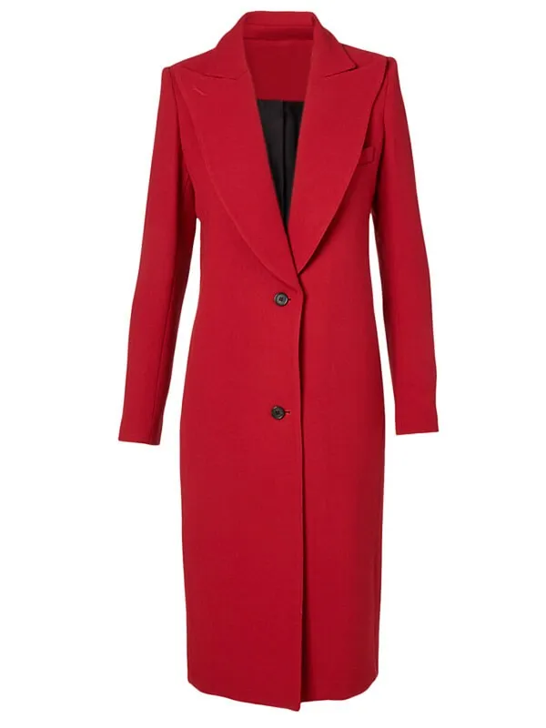 Elizabeth Anweis Wool Trench Coat