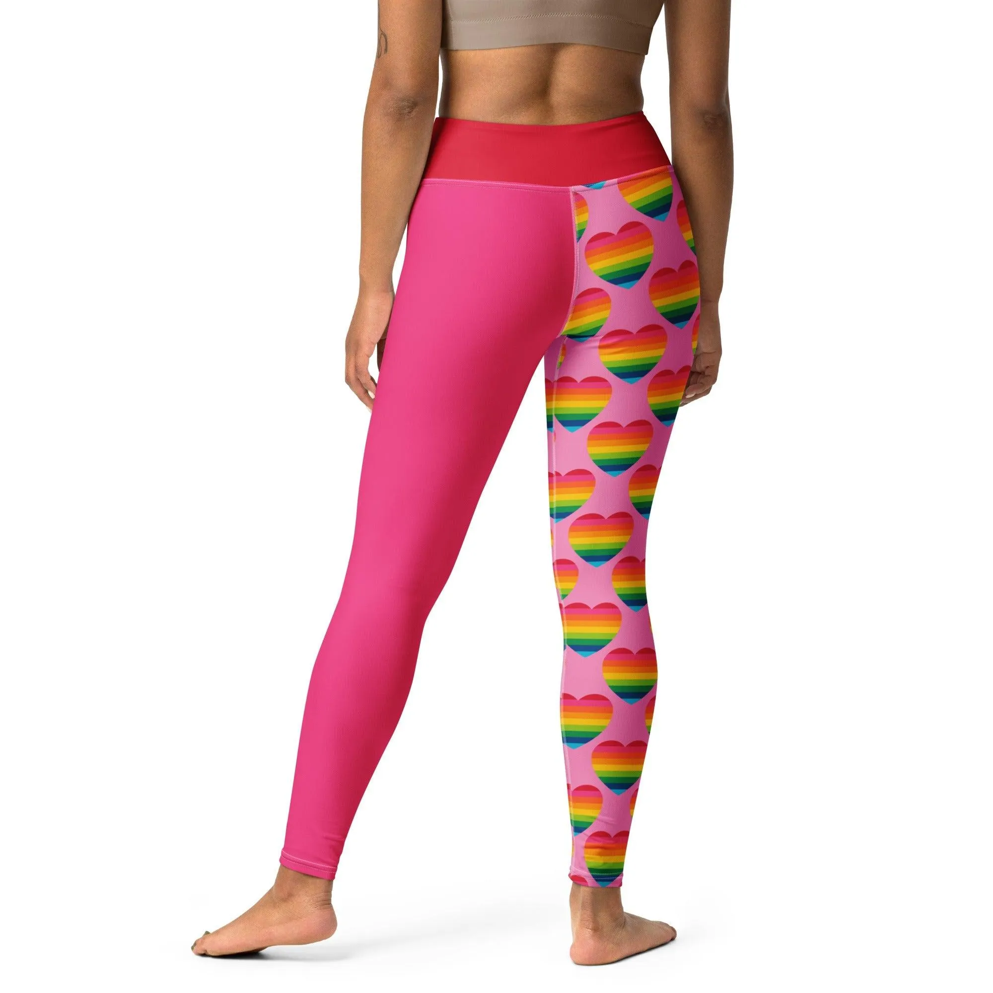 ELLIE LOVE rainbow pink - Yoga Leggings