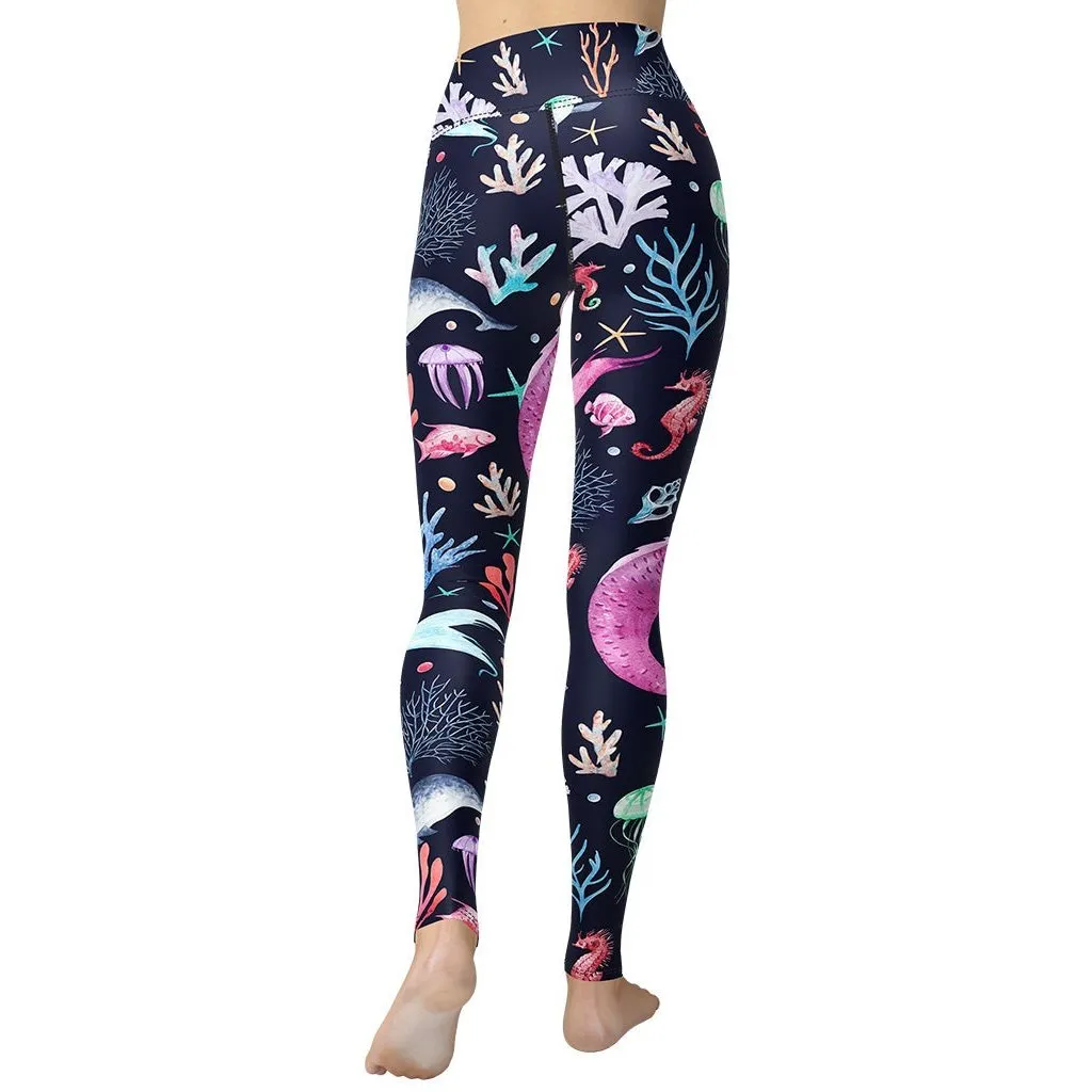 Enchanted Mermaids Yoga Leggings