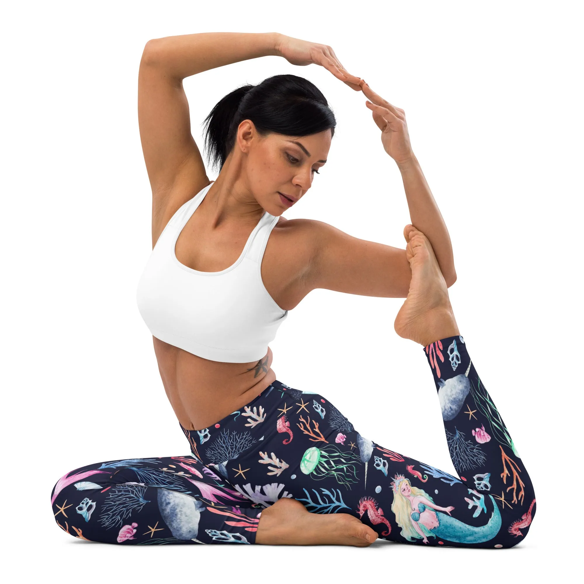 Enchanted Mermaids Yoga Leggings