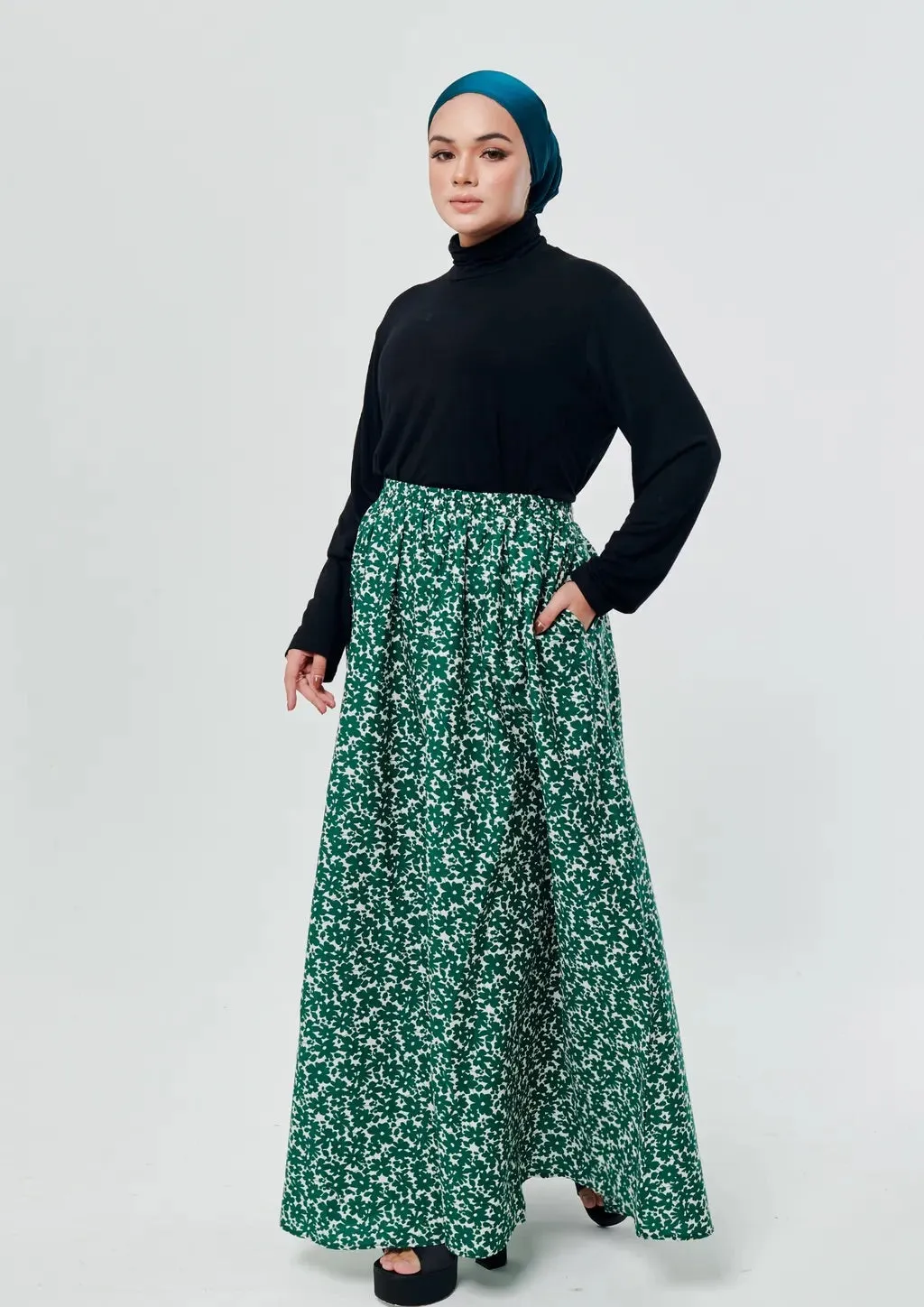 English Cotton Maxi Skirt