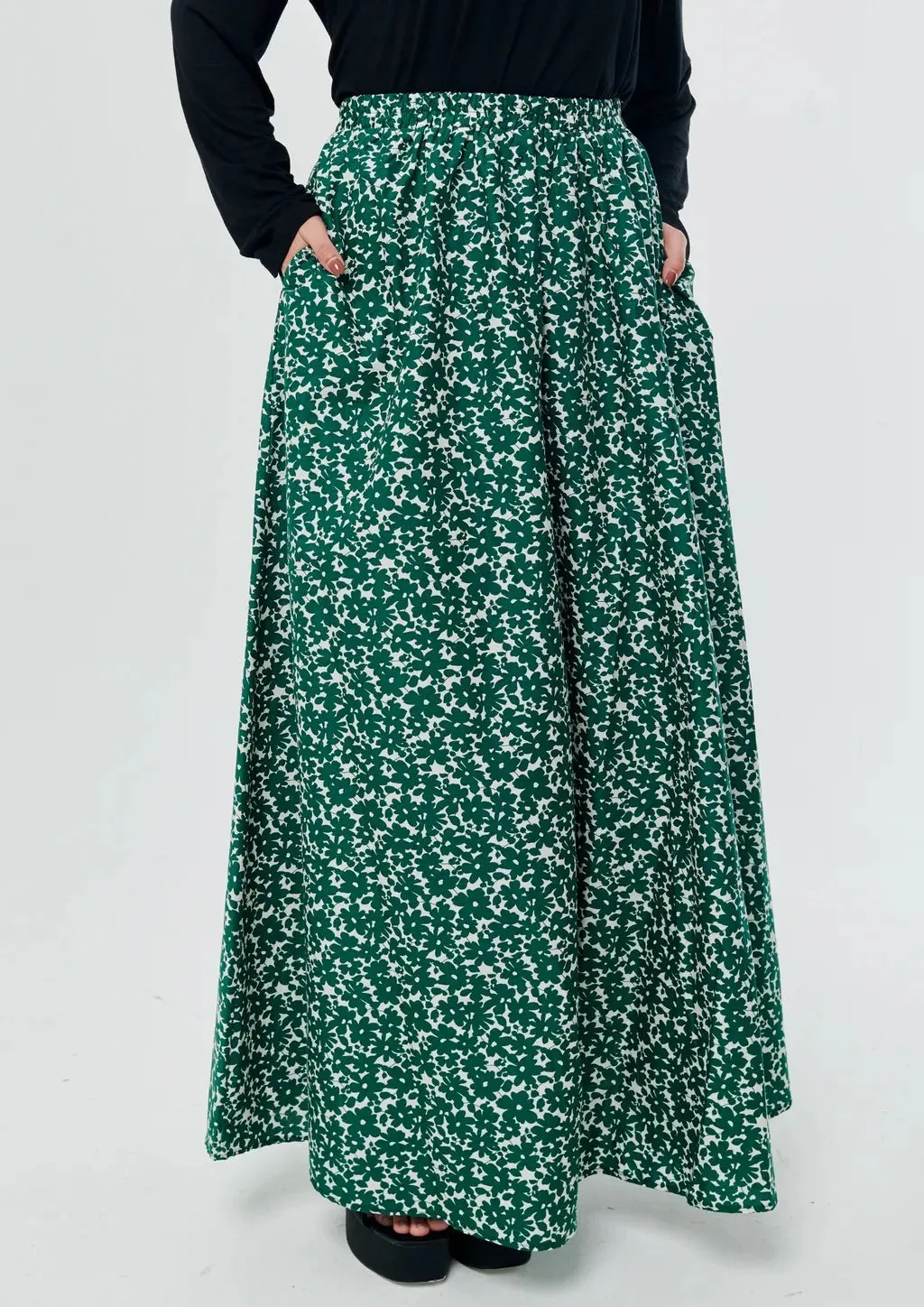 English Cotton Maxi Skirt