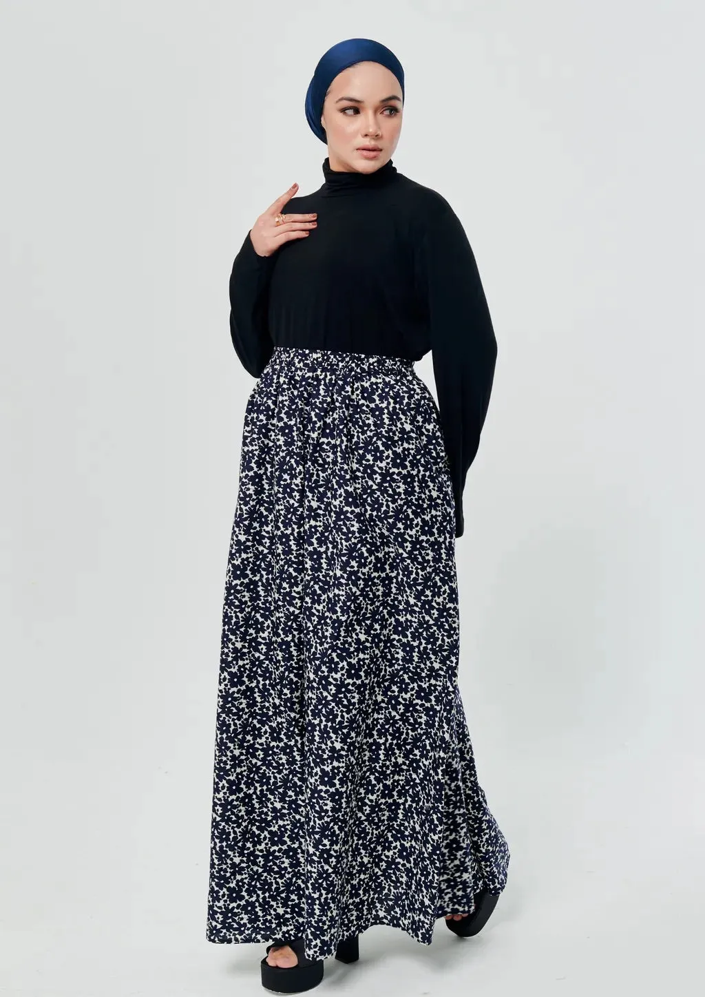 English Cotton Maxi Skirt