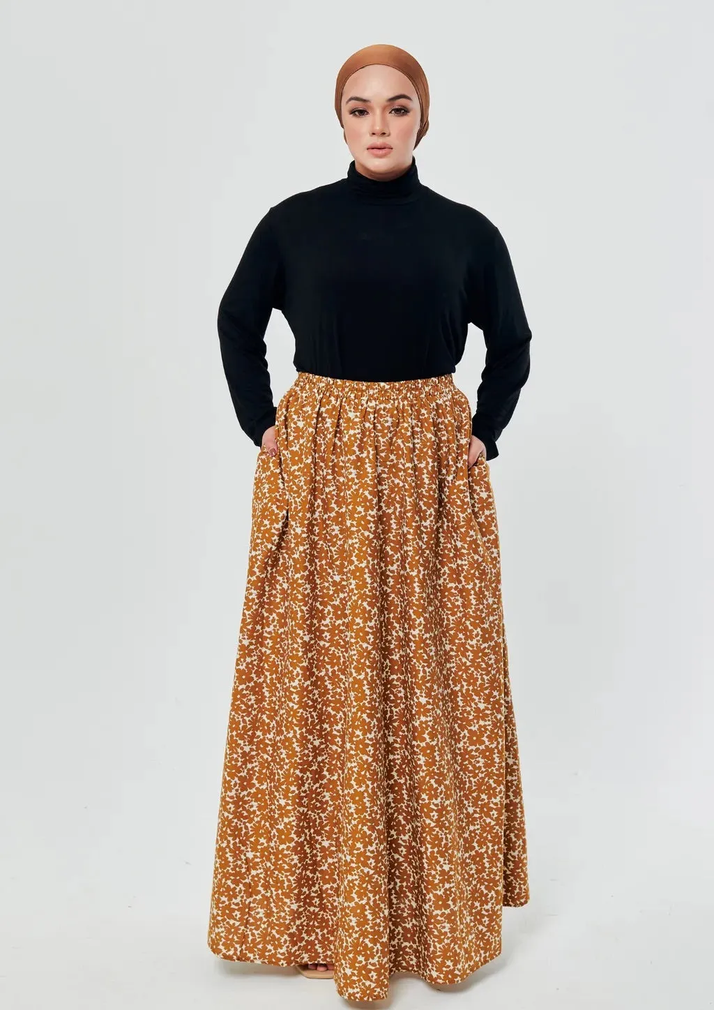 English Cotton Maxi Skirt