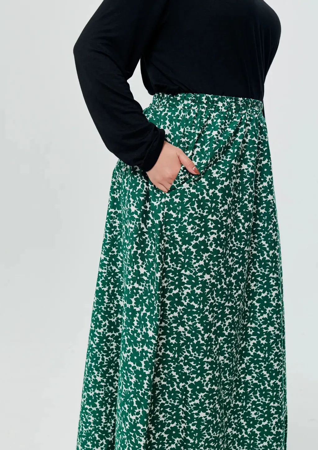 English Cotton Maxi Skirt