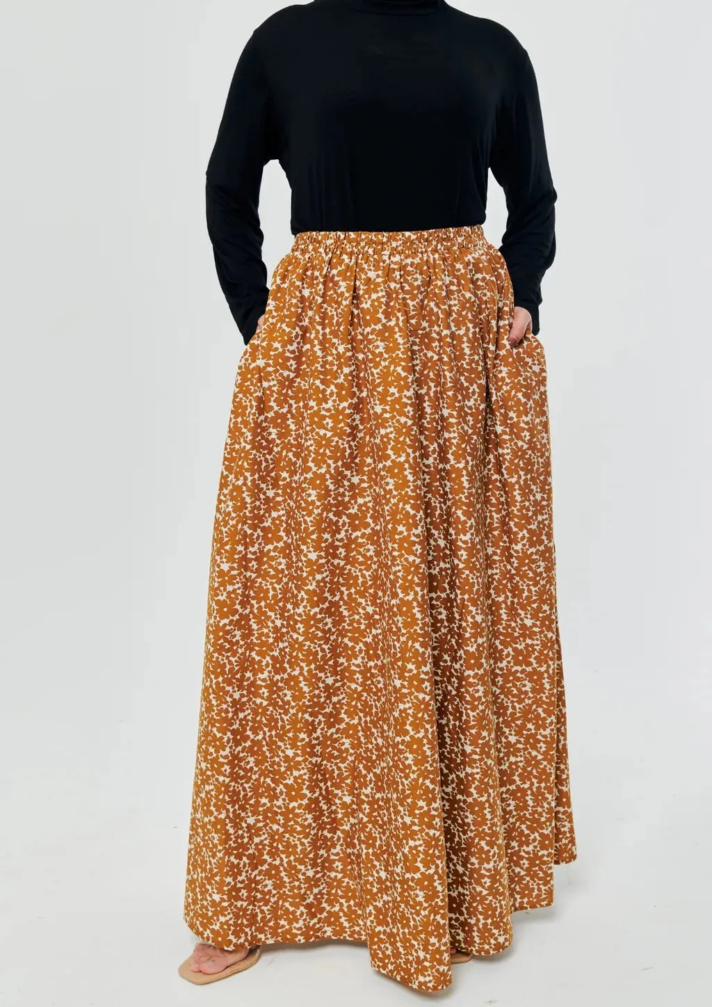 English Cotton Maxi Skirt