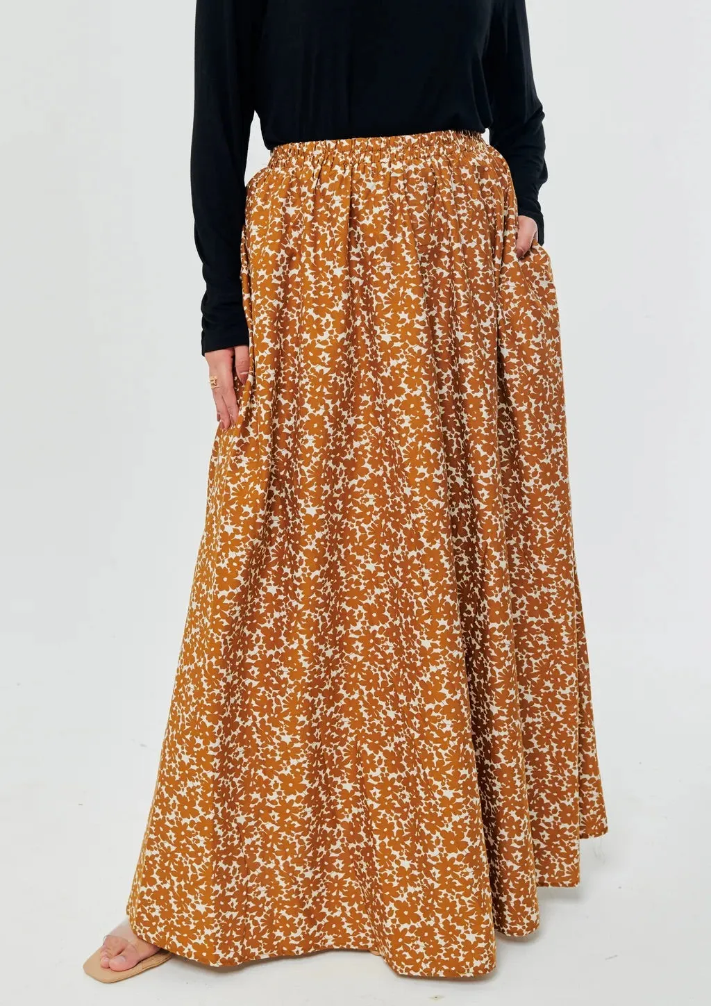 English Cotton Maxi Skirt