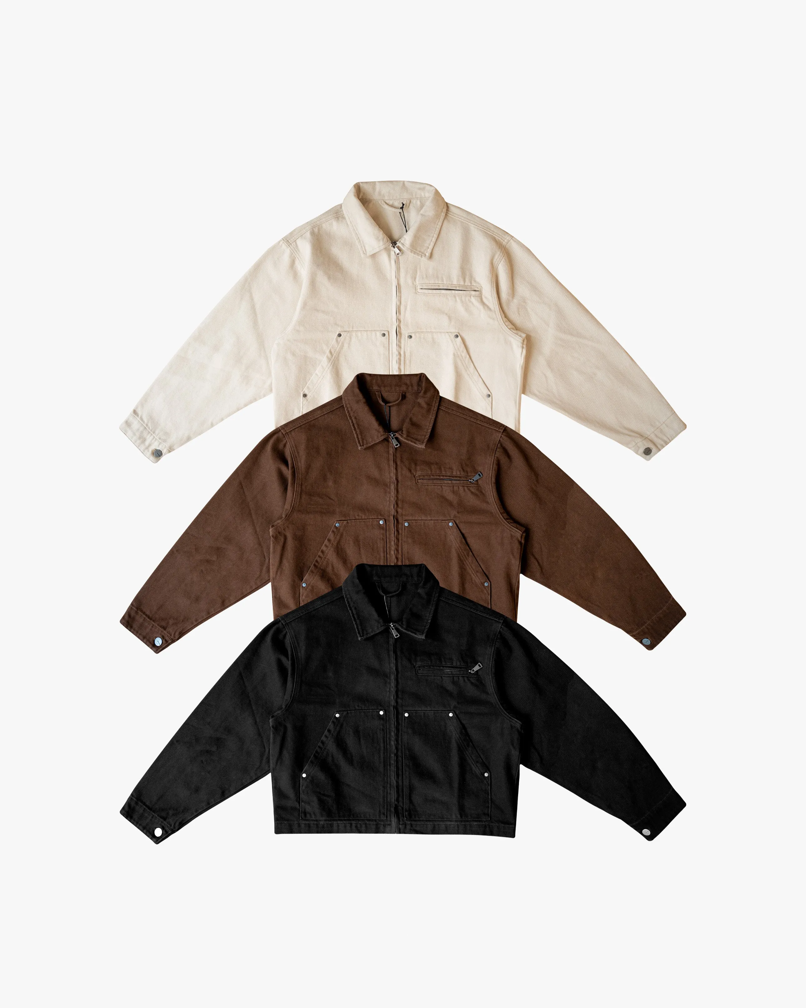 EPTM TUFF TWILL JACKET - BROWN