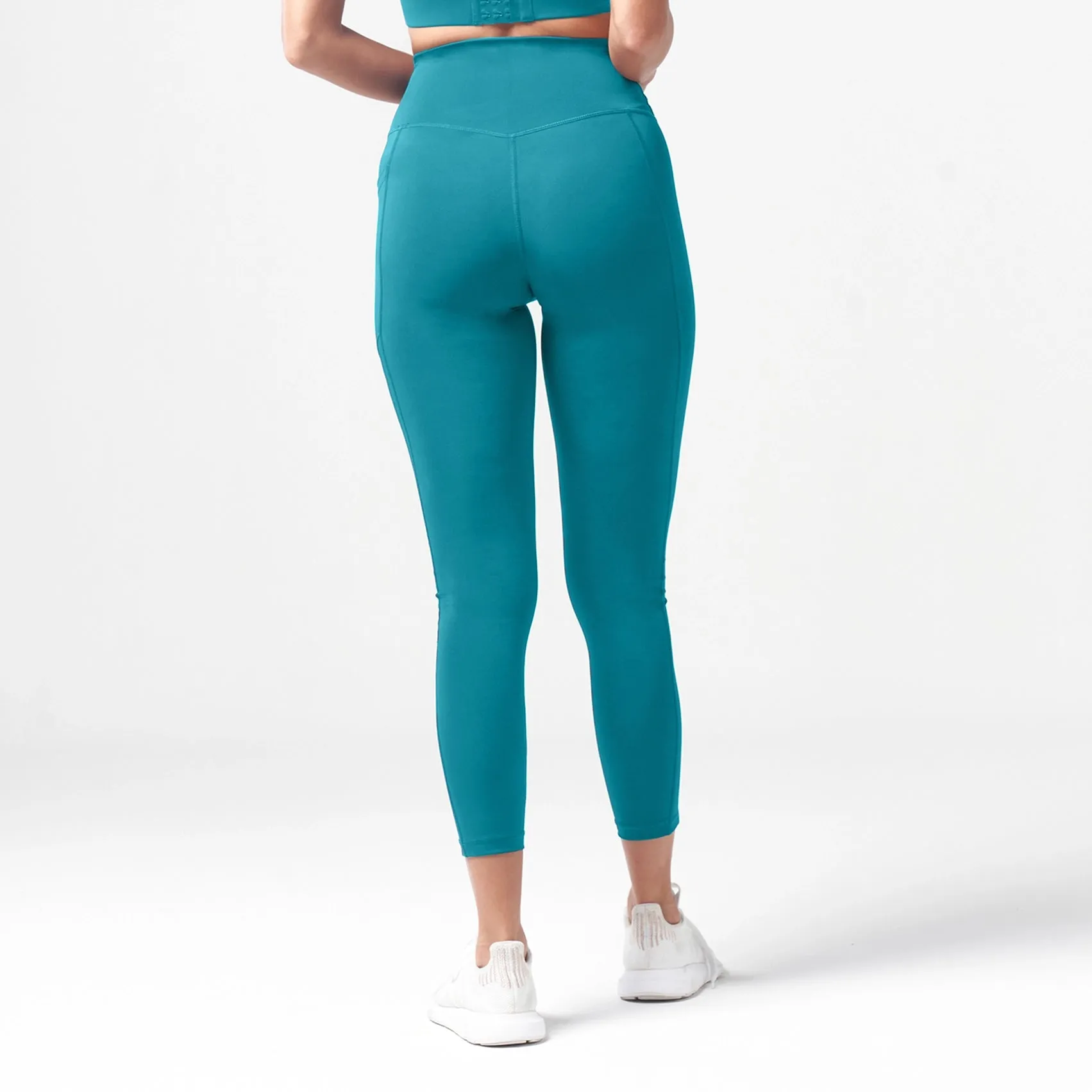 Essential Cropped Leggings 24" - Deep Lagoon