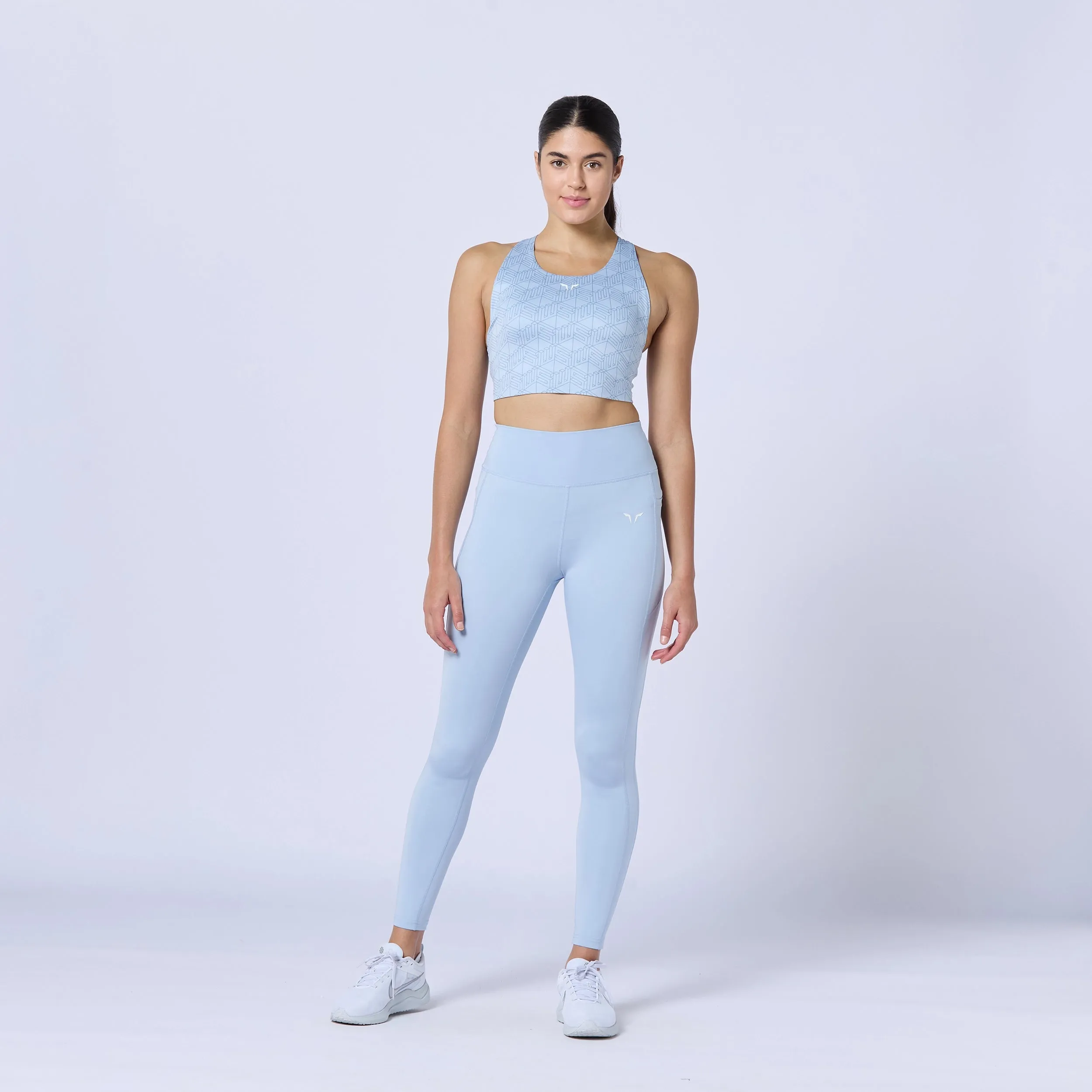 Essential High Waisted Leggings 27" - Skyway