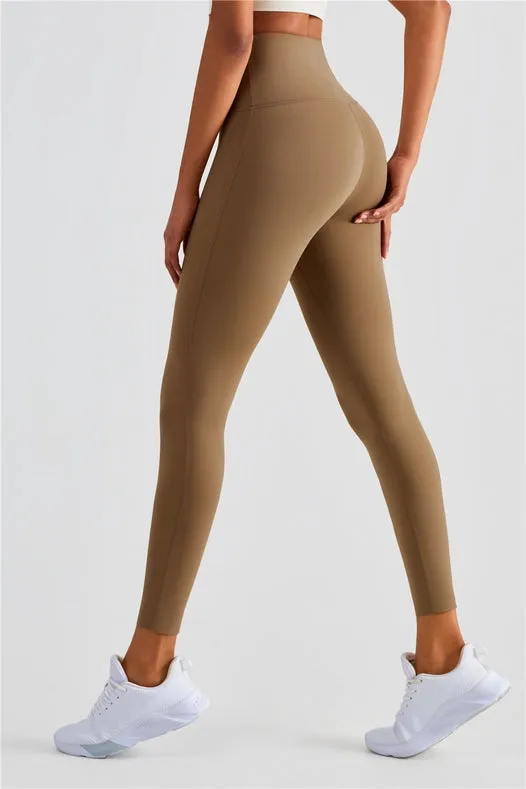 Esther Lycra® Seamless High Waist Leggings  Deep Khaki