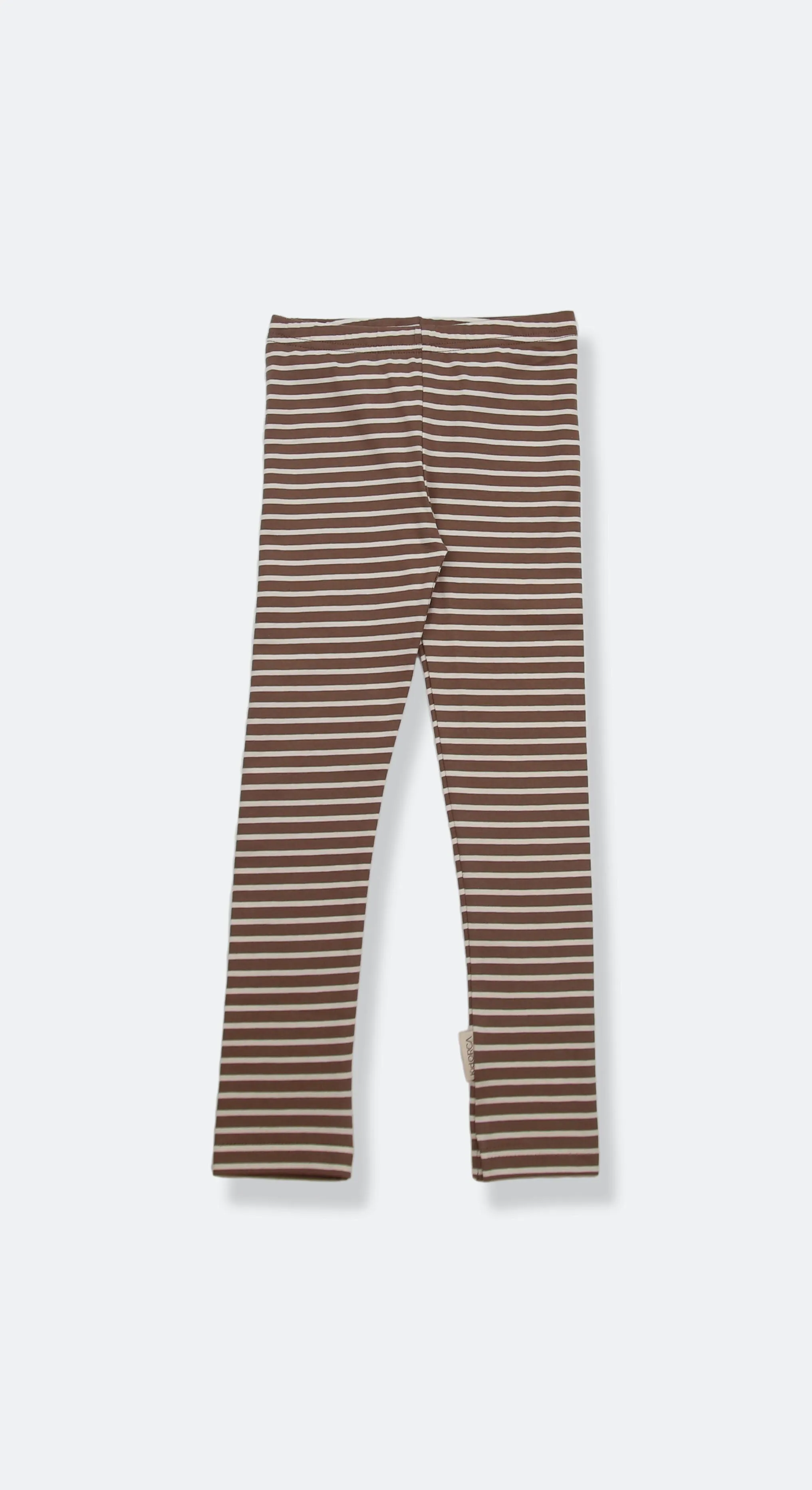 Extra Long Leggins _ Stripe / Lava