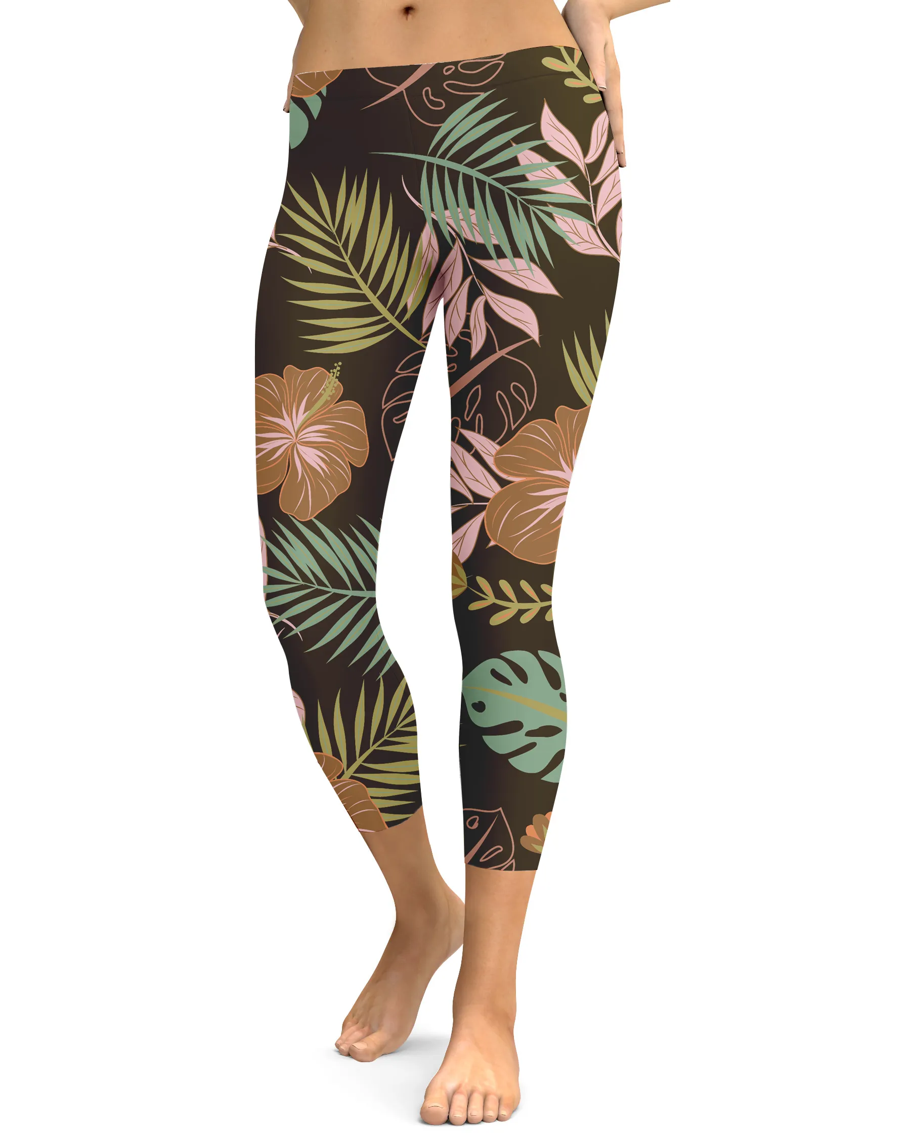 Fall Floral Capris