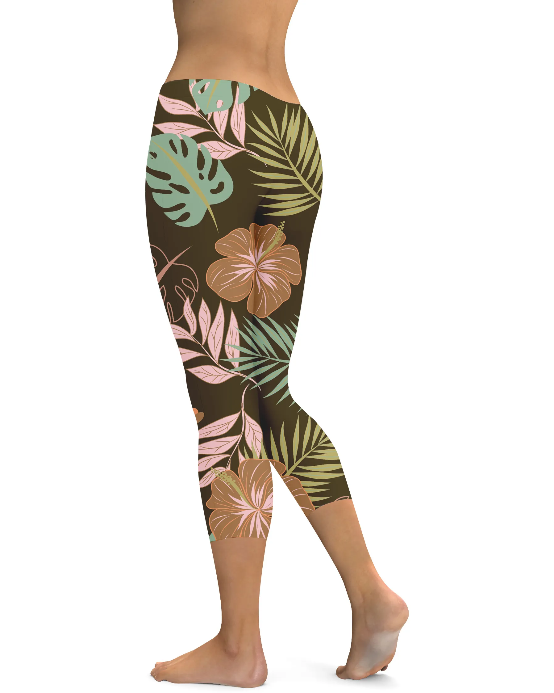 Fall Floral Capris