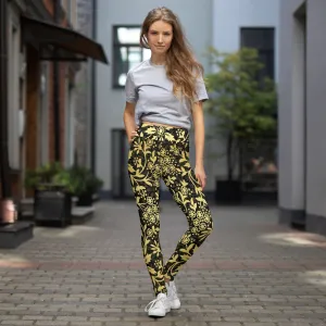 Fancy Floral Yoga Leggings