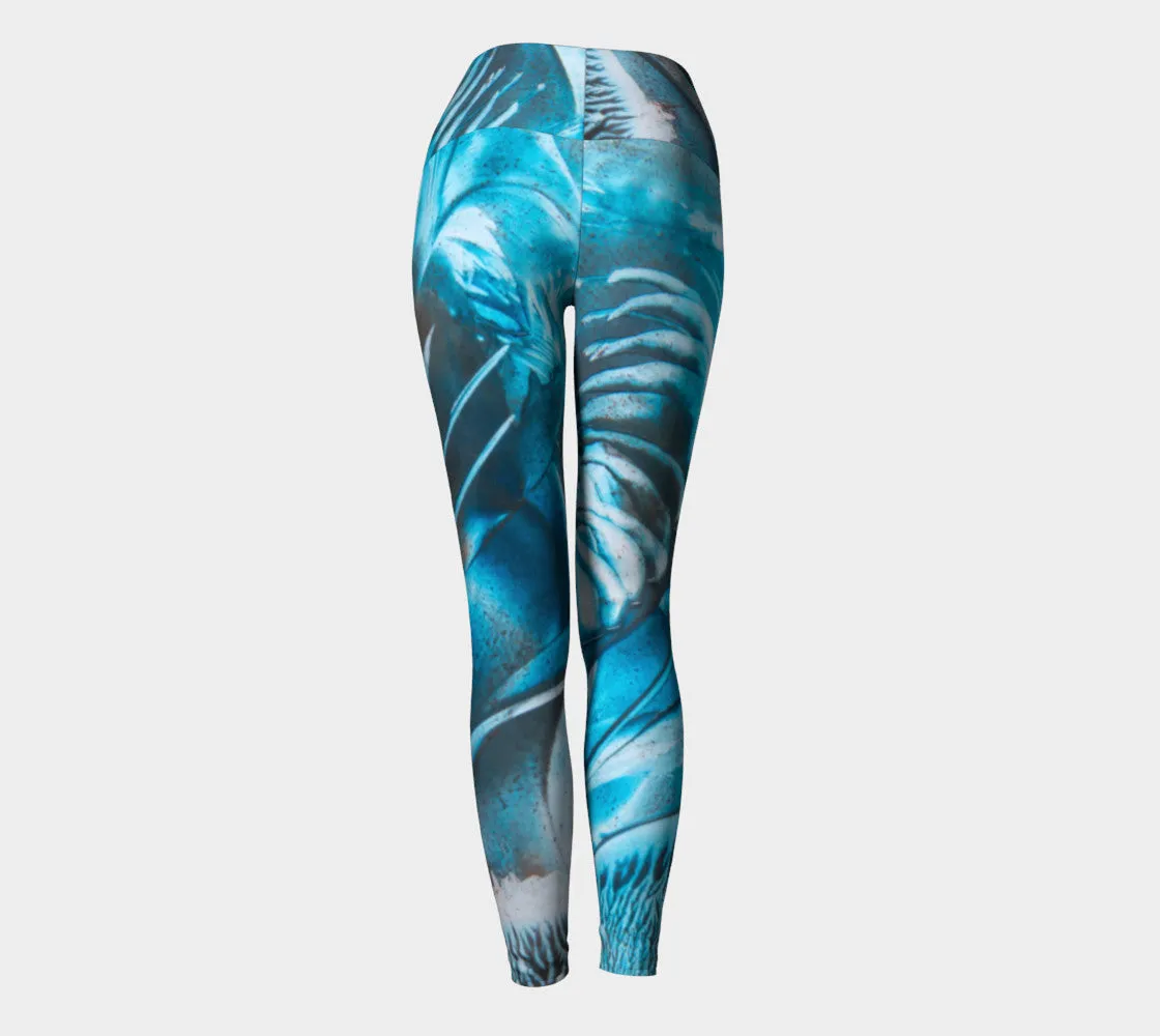 Fauna Blues Yoga Leggings