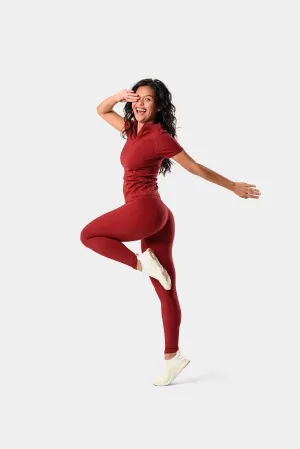 Featherlite Enhance Leggings 27" - Sun Dried Tomato