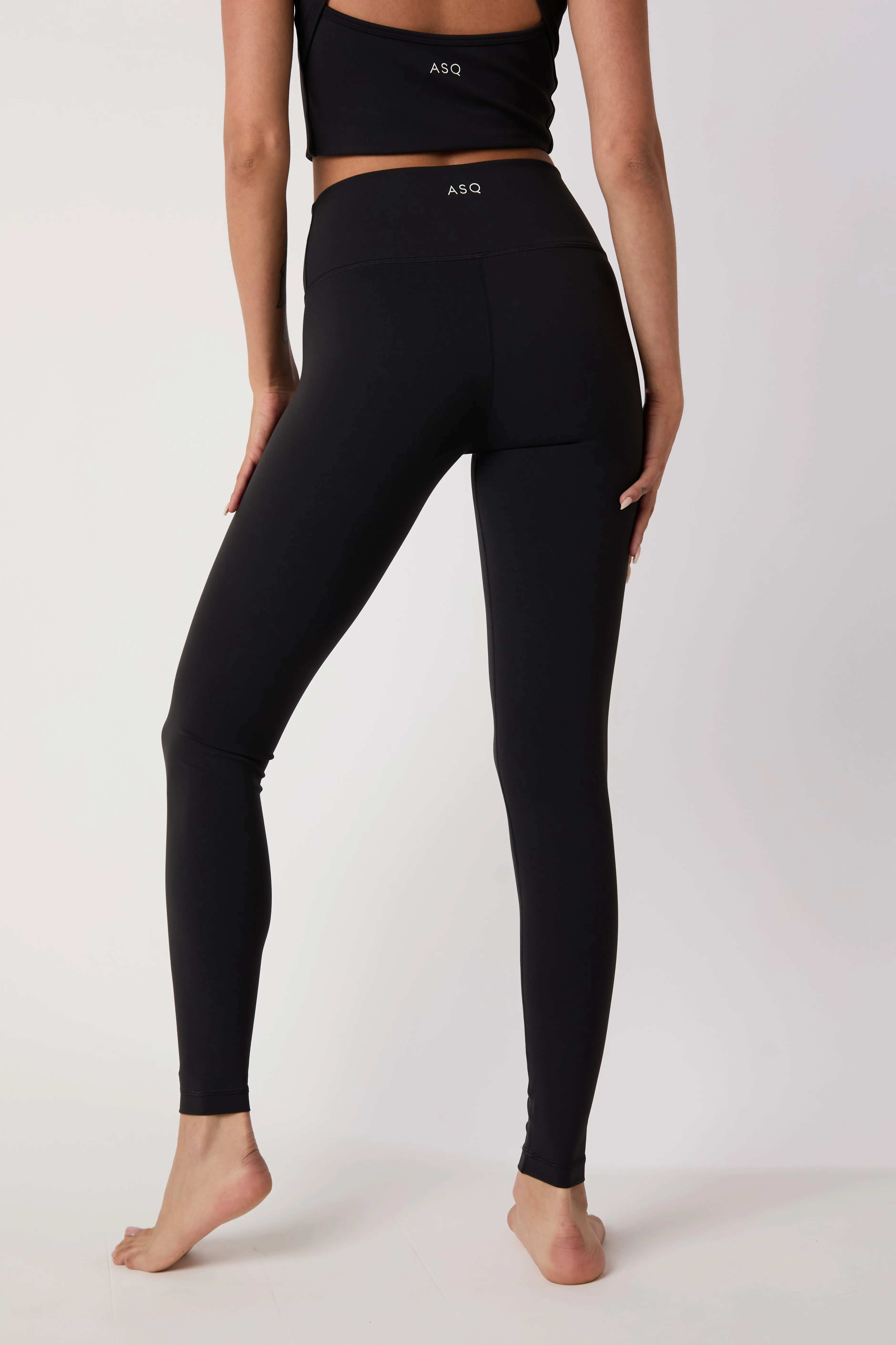 Feel Good  High Waist Leggings - Black