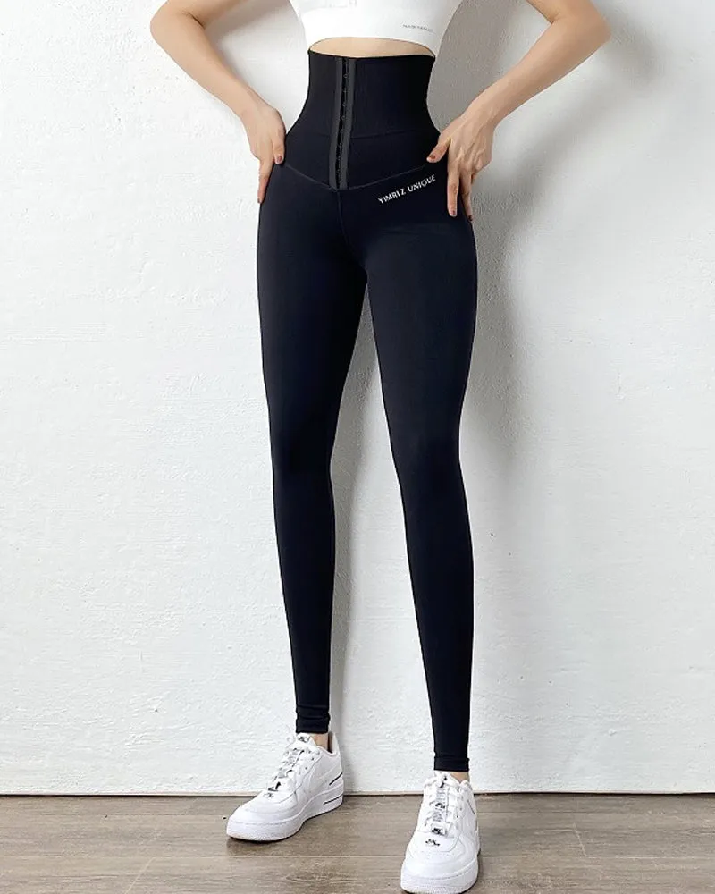 Female High Waist Fitness Corset Leggings